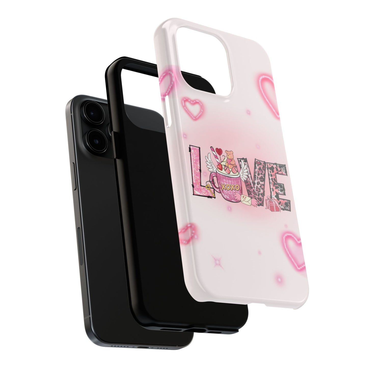 Coffee love-Valentines day iPhone case- Romantic & stylish design