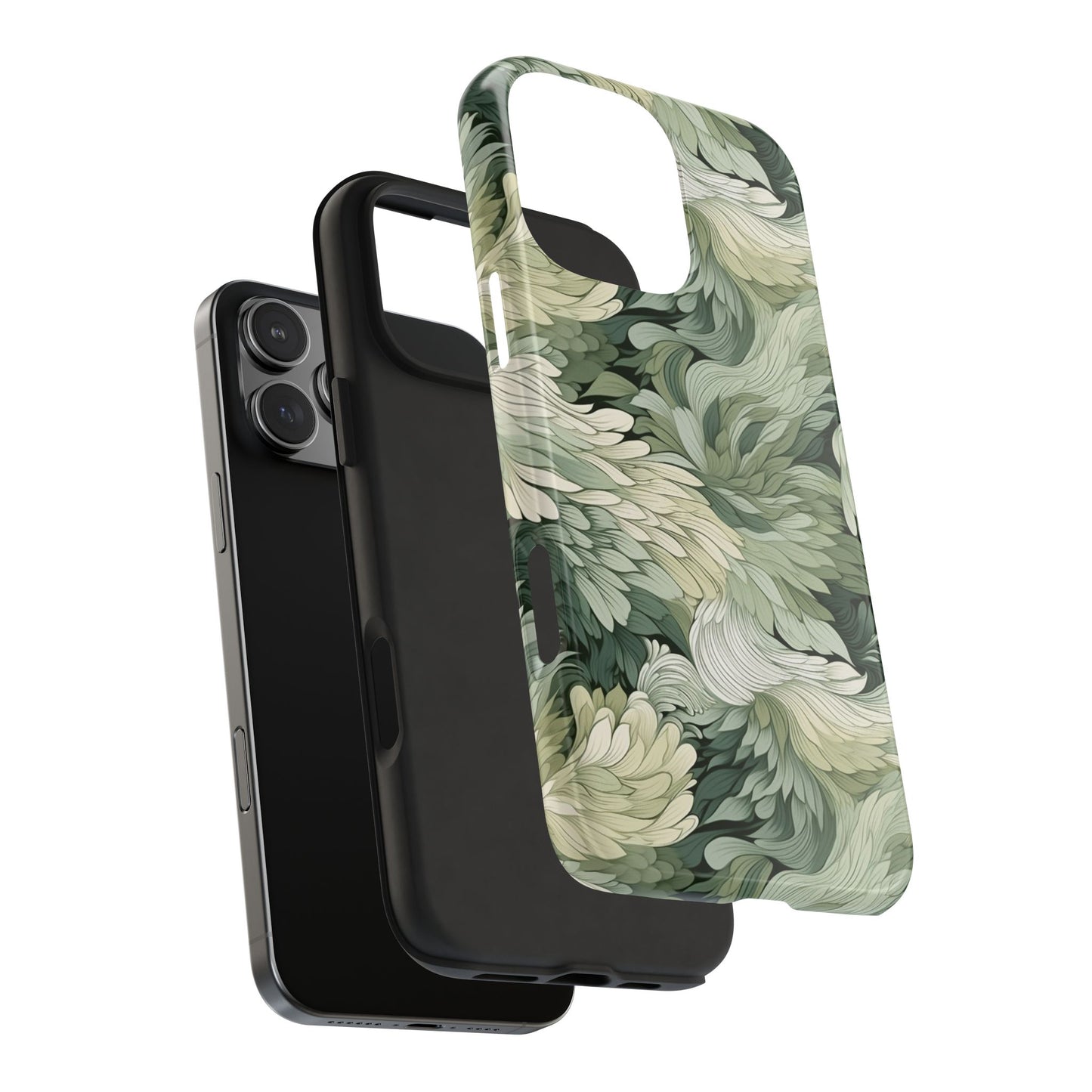Vintage sage green Abstract Phone Case iPhone compatible