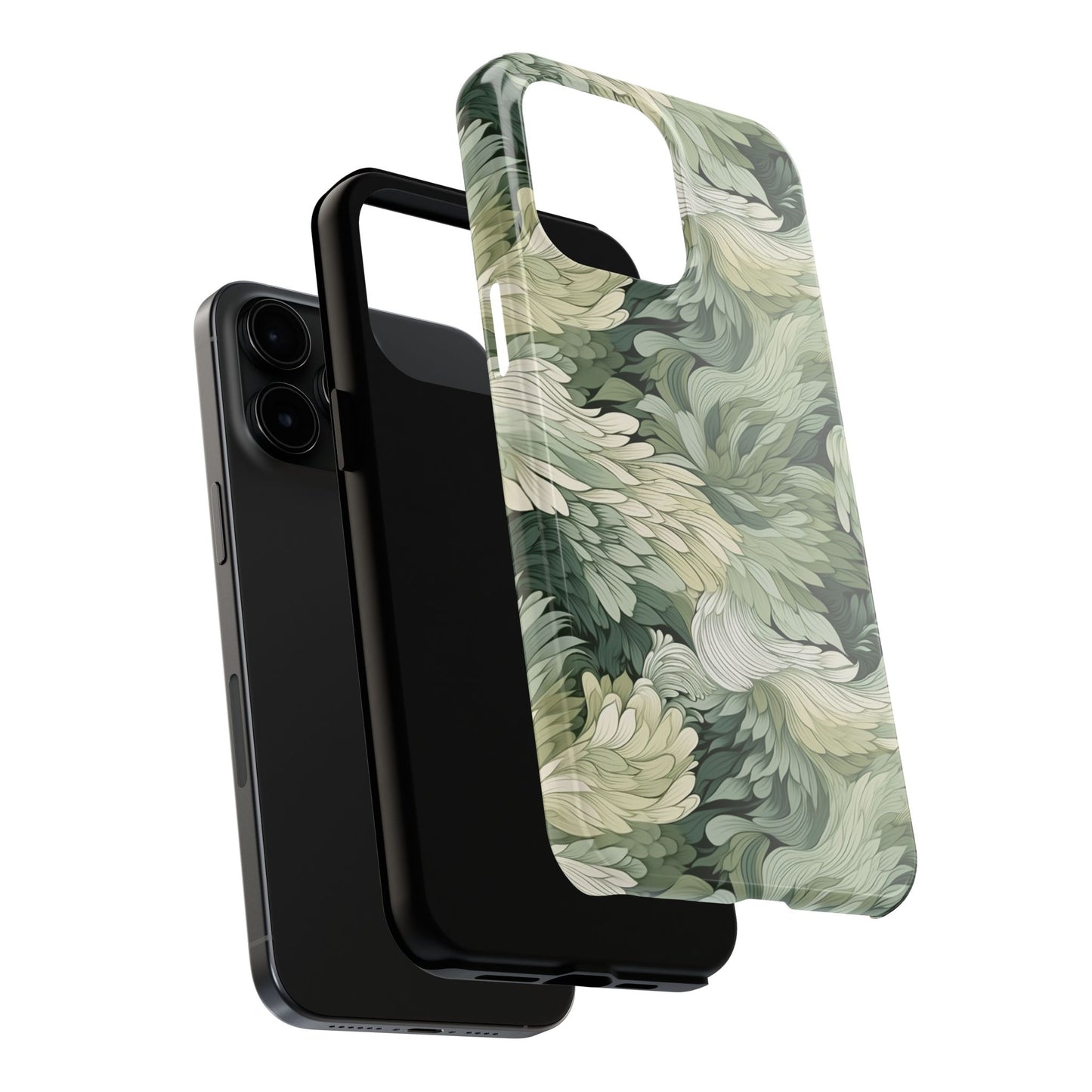 Vintage sage green Abstract Phone Case iPhone compatible