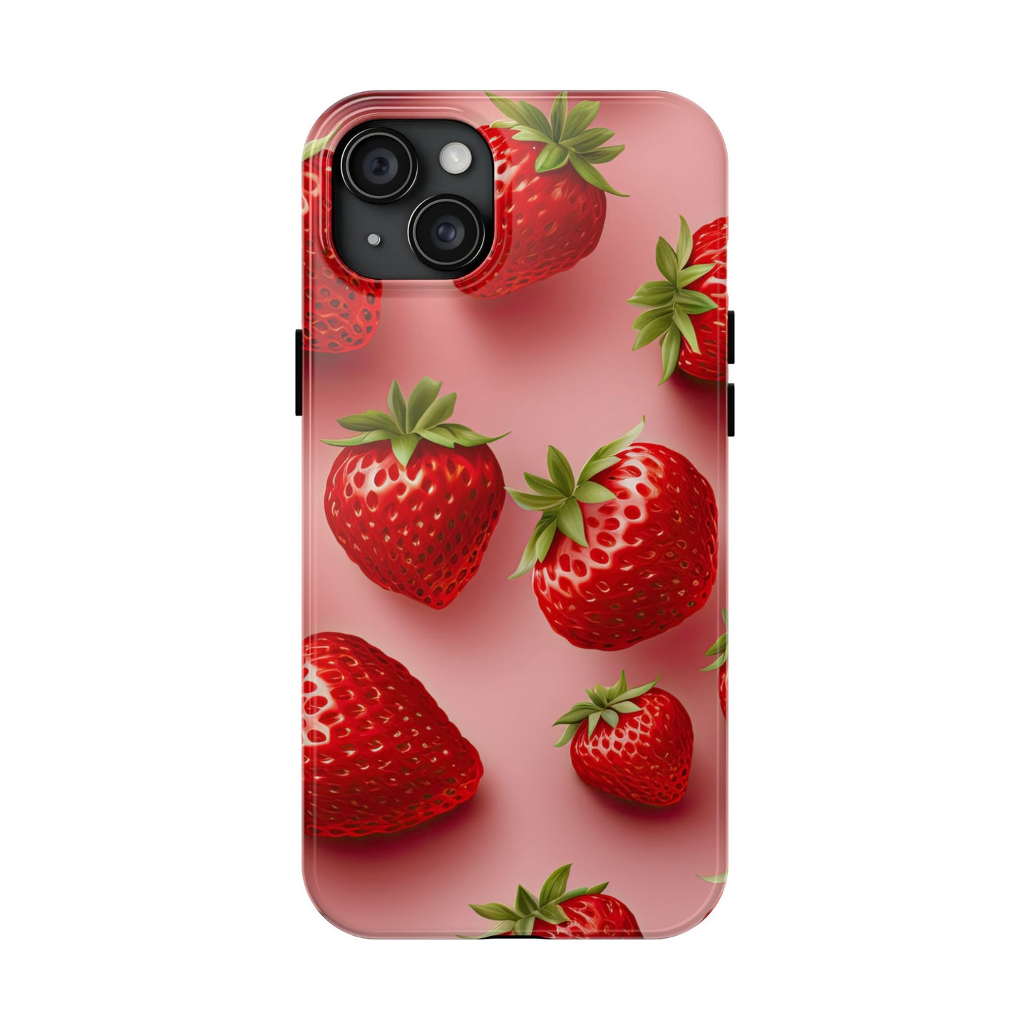 Strawberry dream summer aesthetics iPhone case. Compatible with iPhone models 11-16 Custom phone case for smartphones. design for Girls, Woman