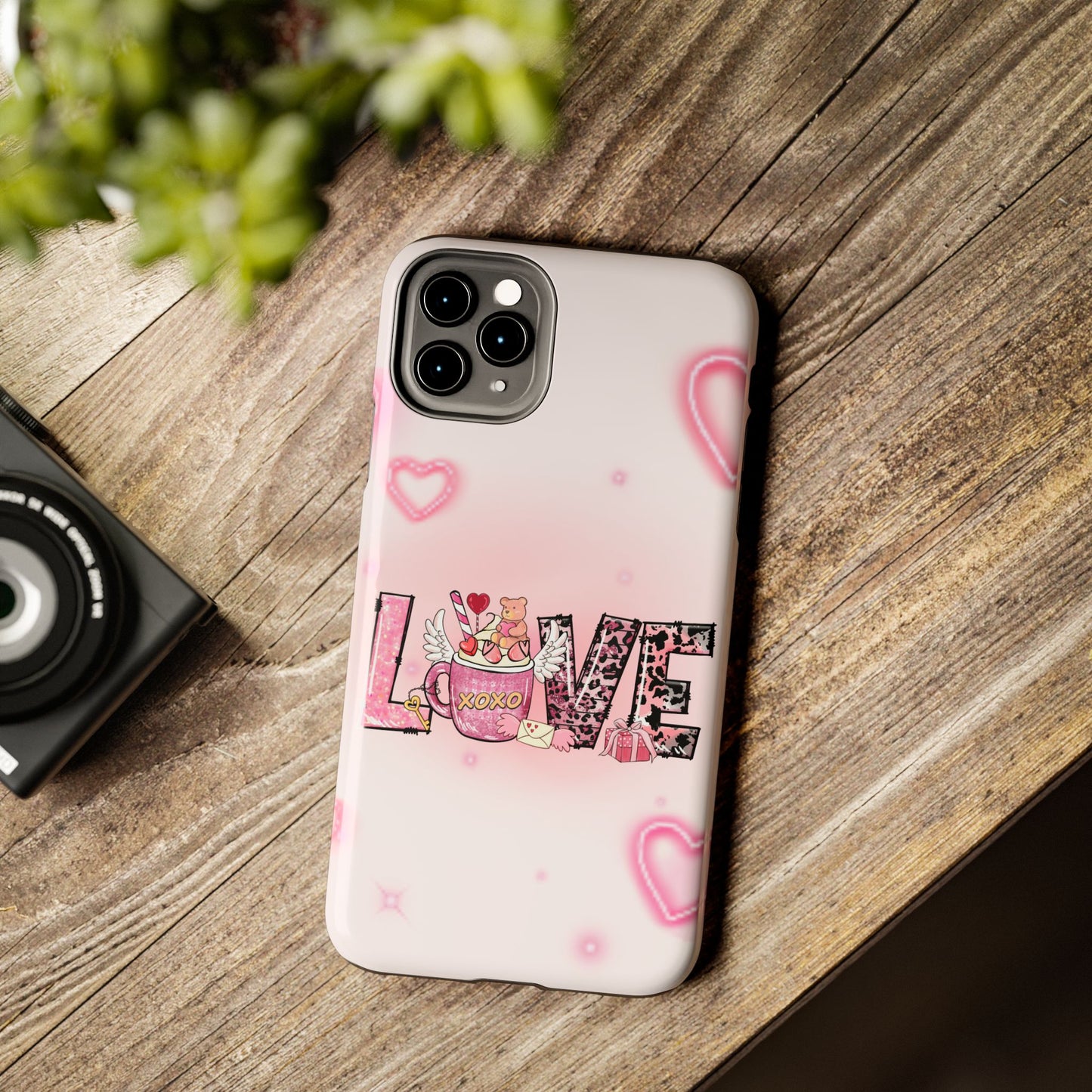 Coffee love-Valentines day iPhone case- Romantic & stylish design