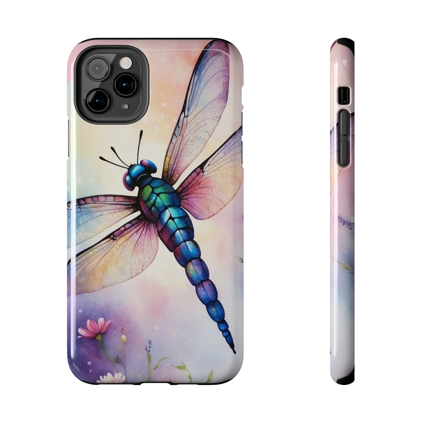 Dragonfly watercolor/ Tough Phone Case/ Nature
