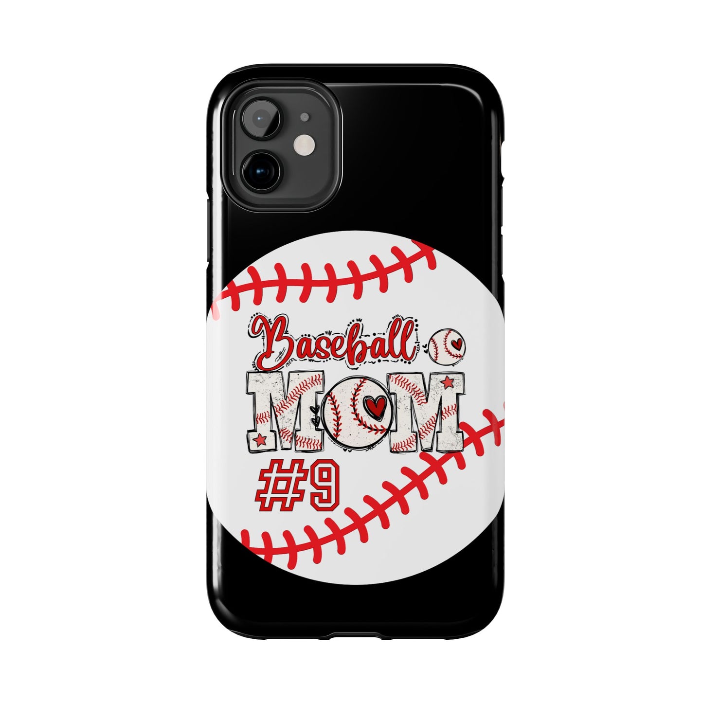Personalized baseball Mom Custom Phone Case iPhone compatible