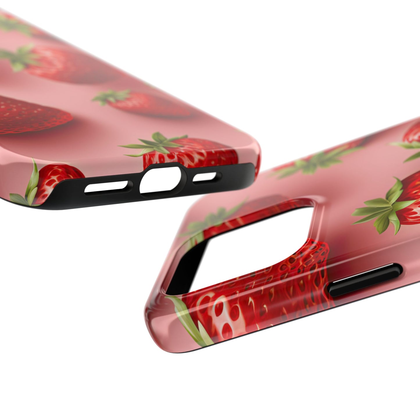 Strawberry dream summer aesthetics iPhone case. Compatible with iPhone models 11-16 Custom phone case for smartphones. design for Girls, Woman