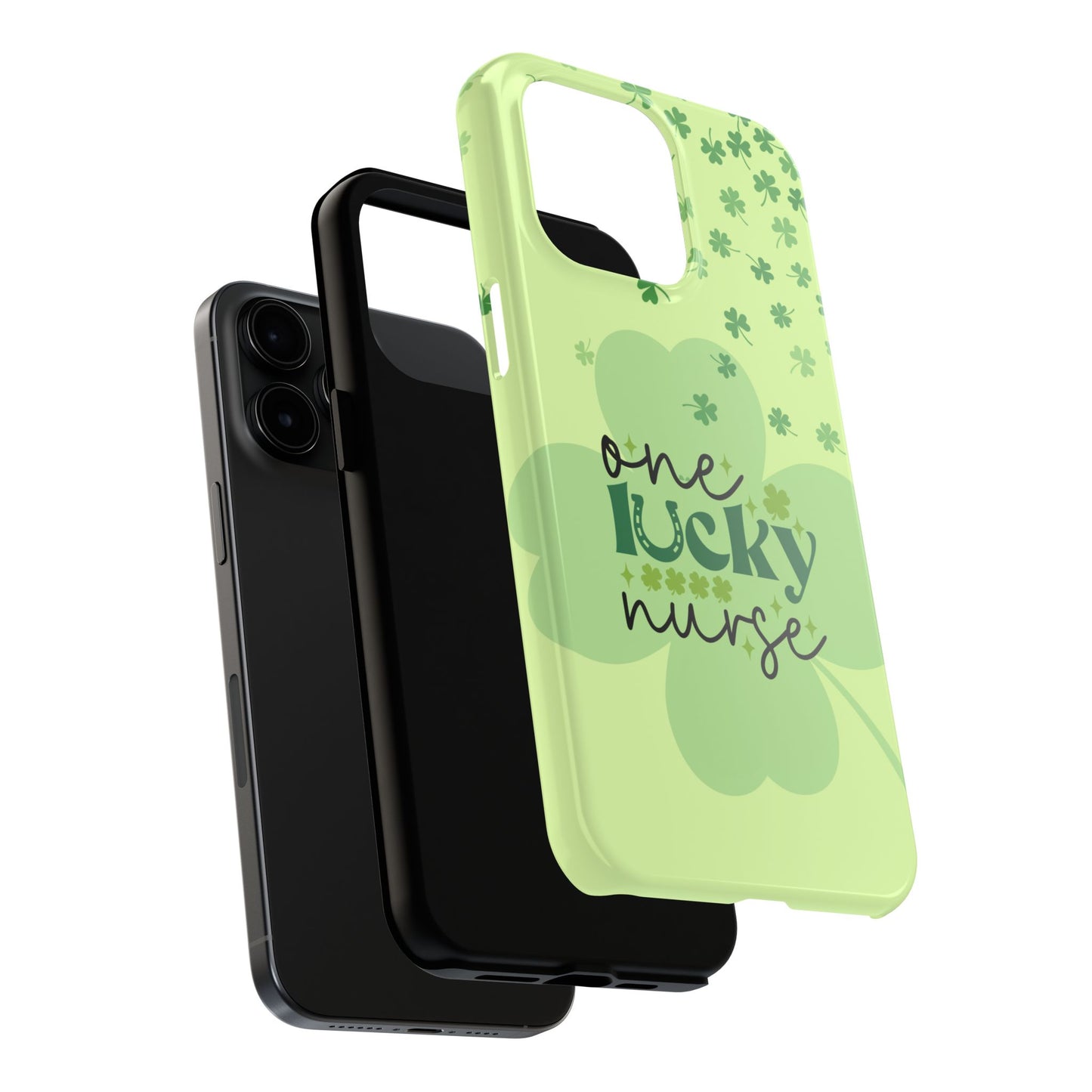 St. Patty's Phone Cases- One lucky Nurse- iPhone compatible