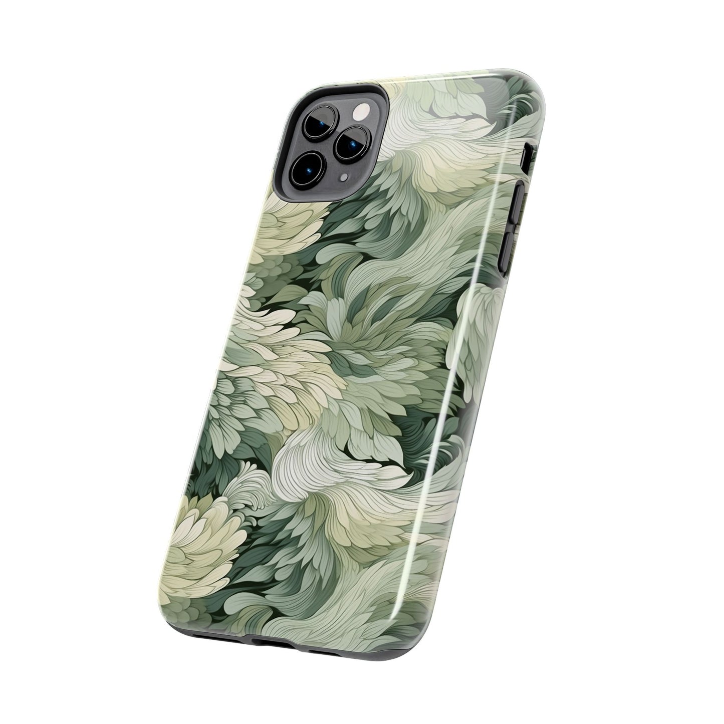 Vintage sage green Abstract Phone Case iPhone compatible