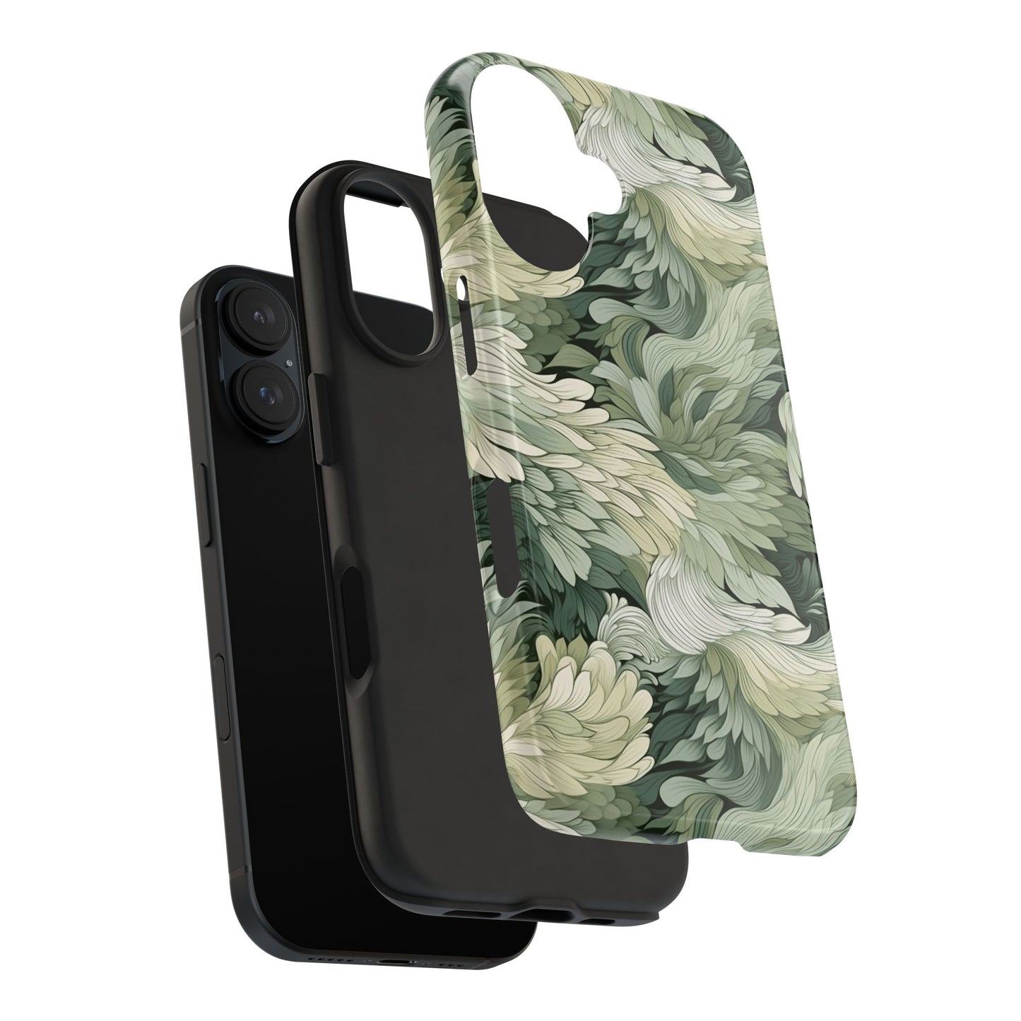 Vintage sage green Abstract Phone Case iPhone compatible