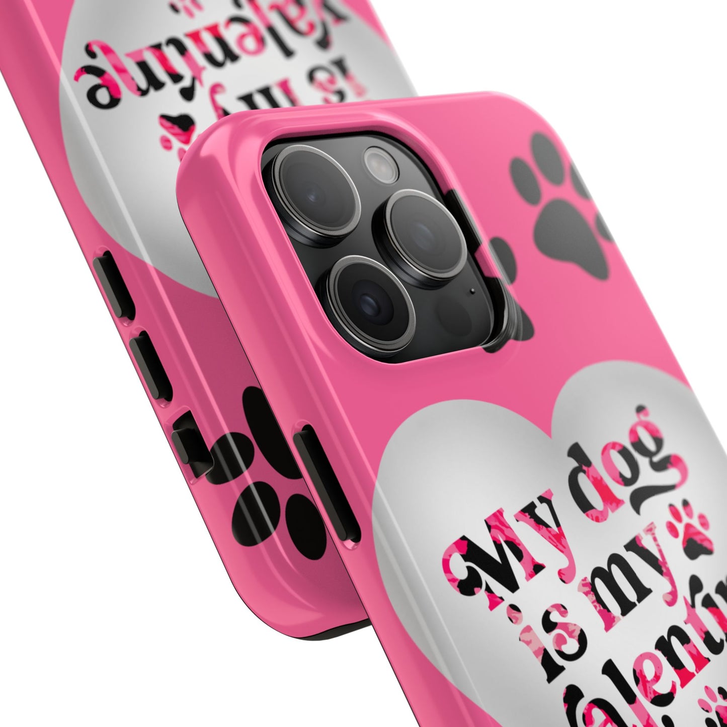 My dog is my Valentines-Valentines day iPhone case- Dog lover accessory