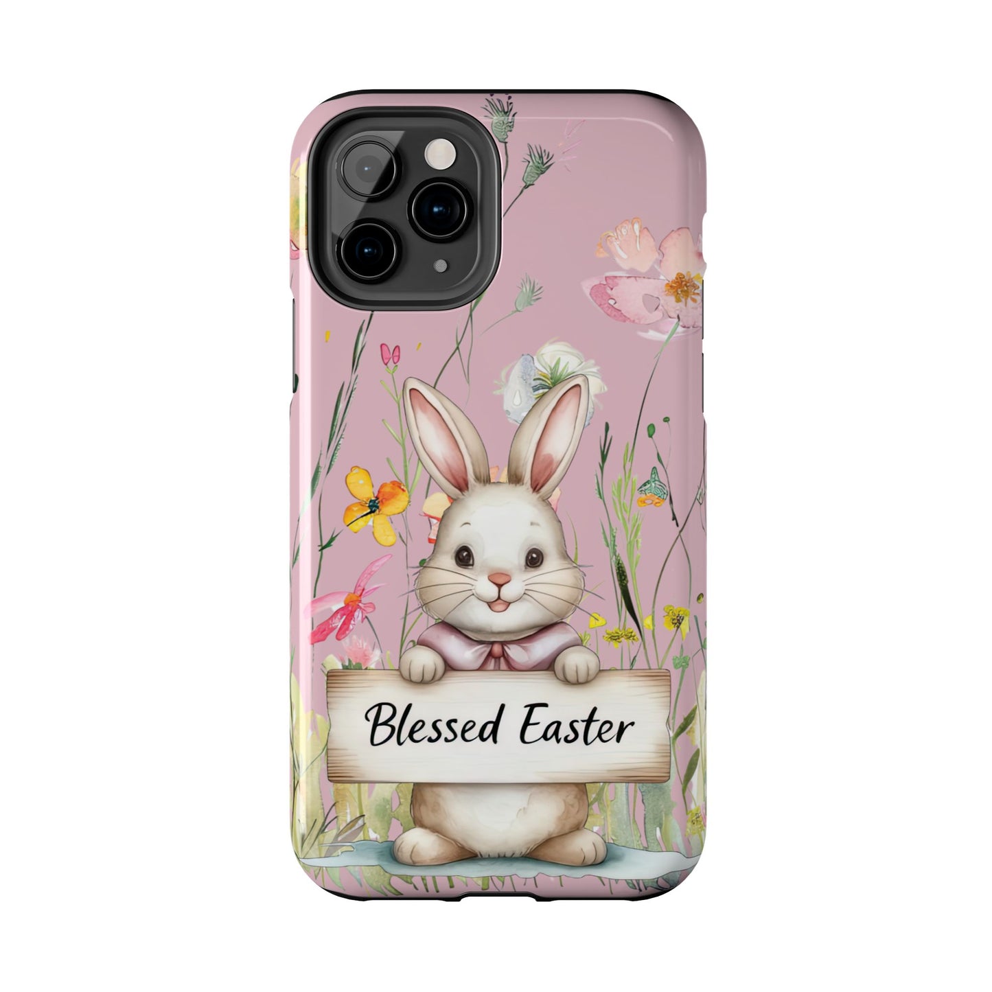 Spring blessed Easter bunny Phone Case iPhone compatible