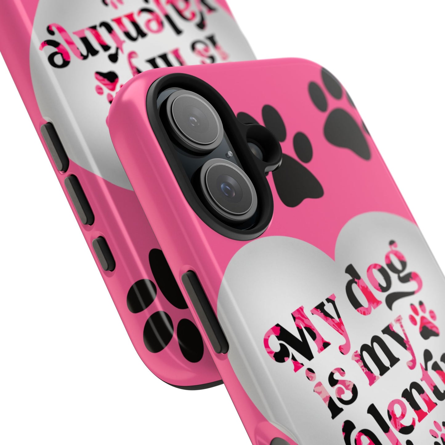 My dog is my Valentines-Valentines day iPhone case- Dog lover accessory