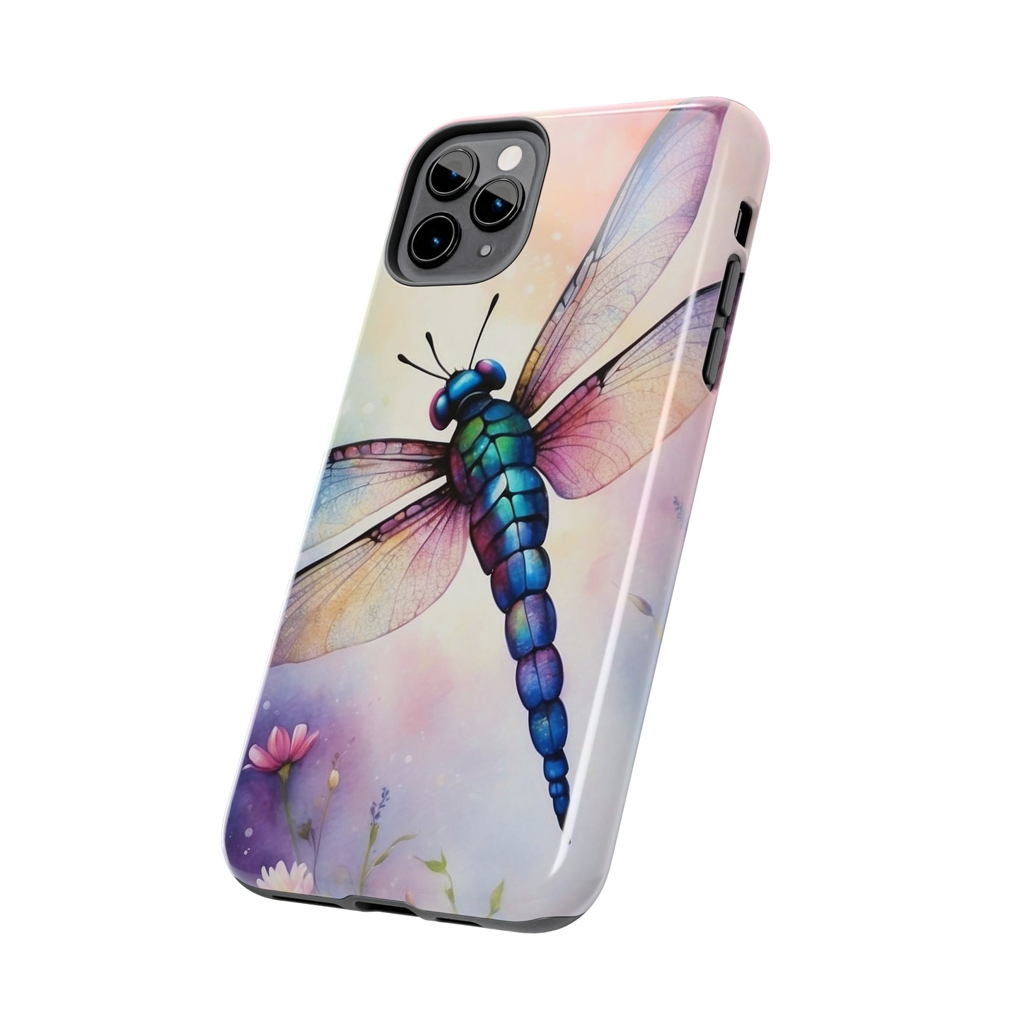 Dragonfly watercolor/ Tough Phone Case/ Nature