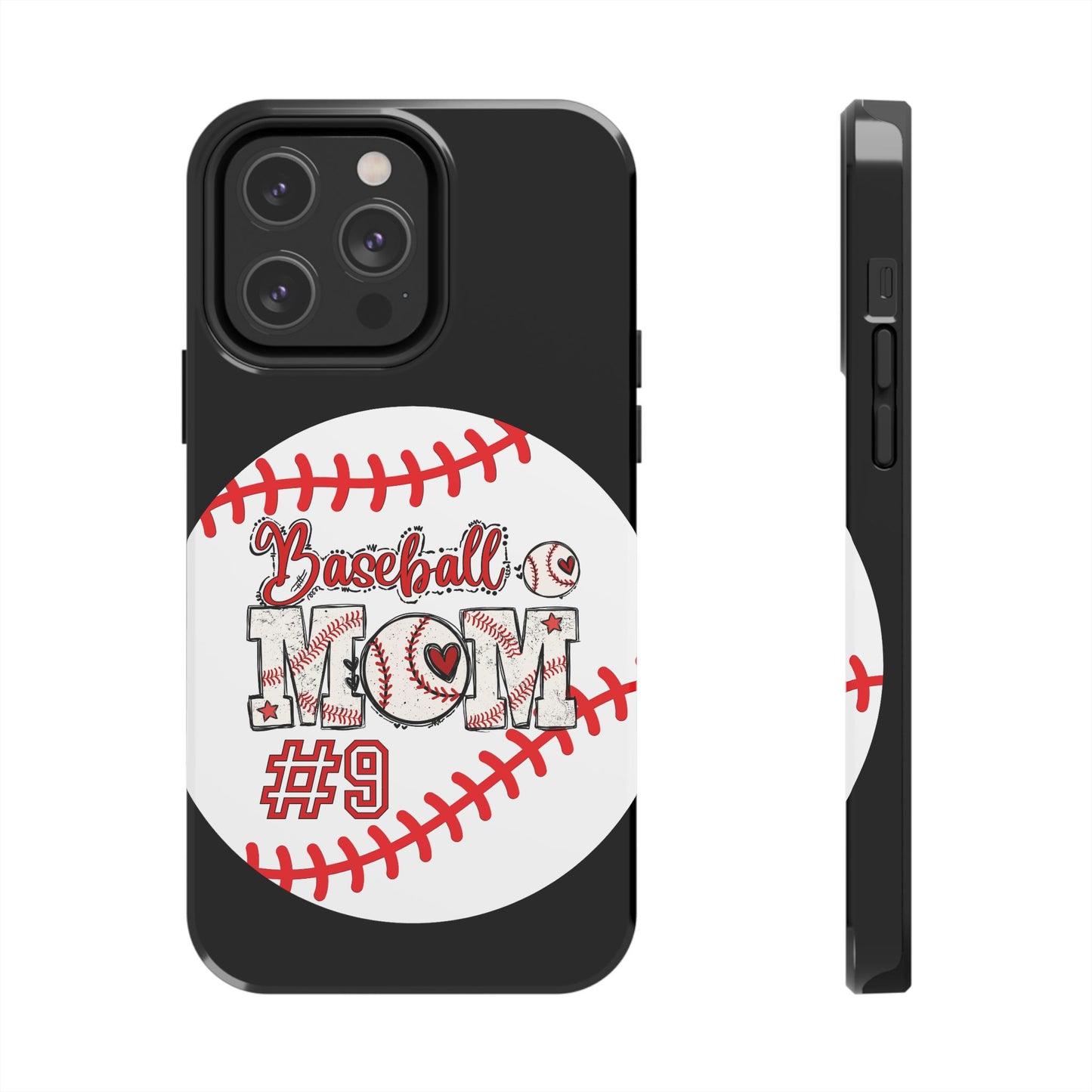 Personalized baseball Mom Custom Phone Case iPhone compatible
