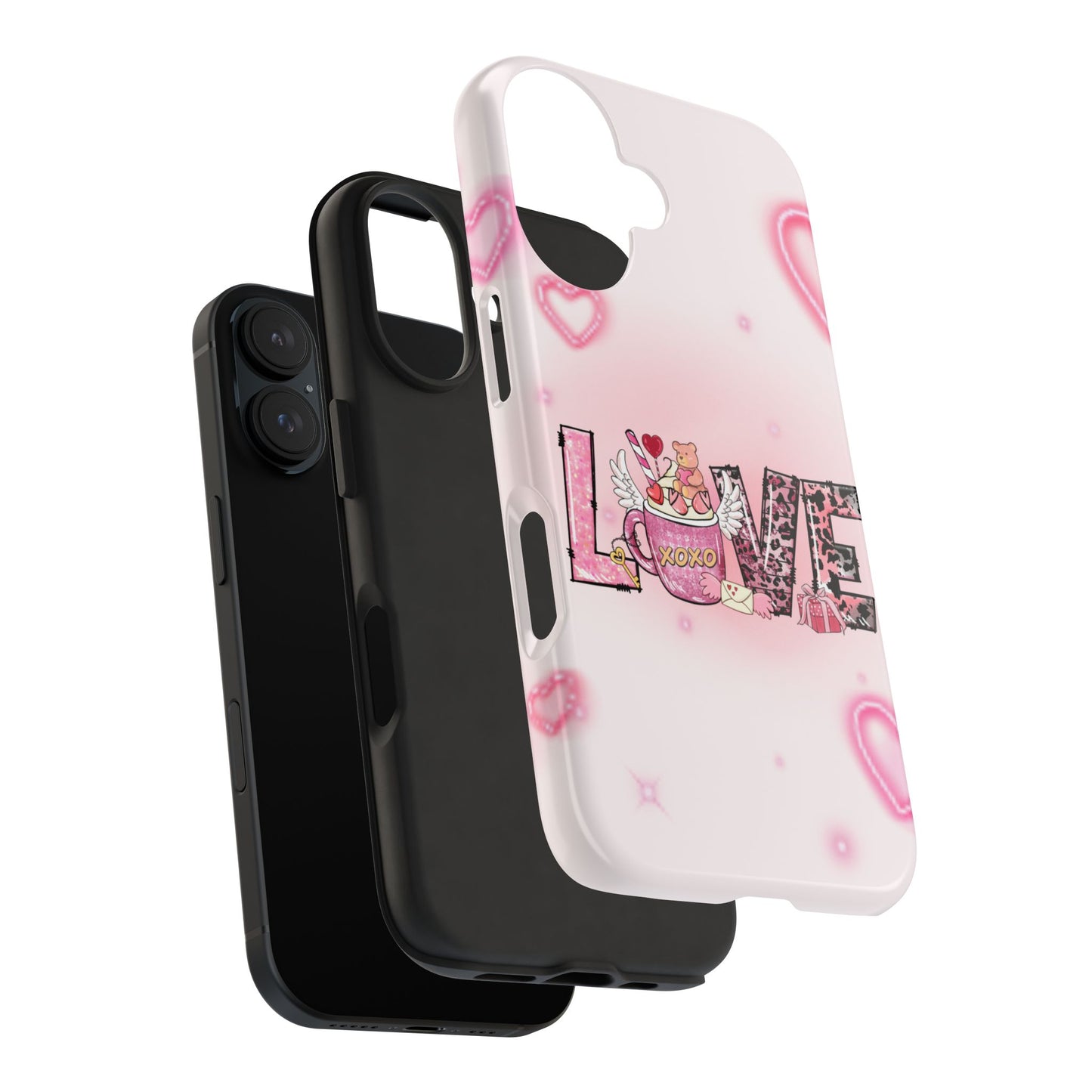 Coffee love-Valentines day iPhone case- Romantic & stylish design