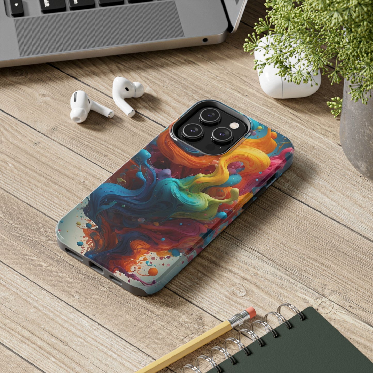 Color splash Abstract Phone Case iPhone compatible