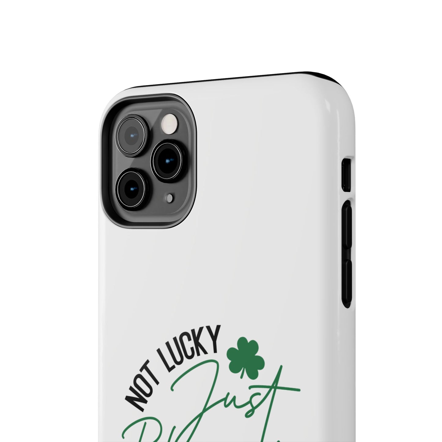 St.Patty's Phone Case-Not lucky, just blessed- iPhone compatible