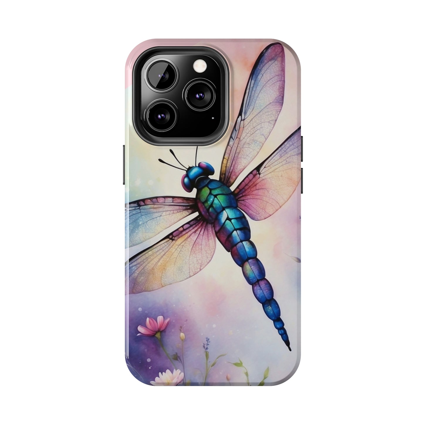 Dragonfly watercolor/ Tough Phone Case/ Nature