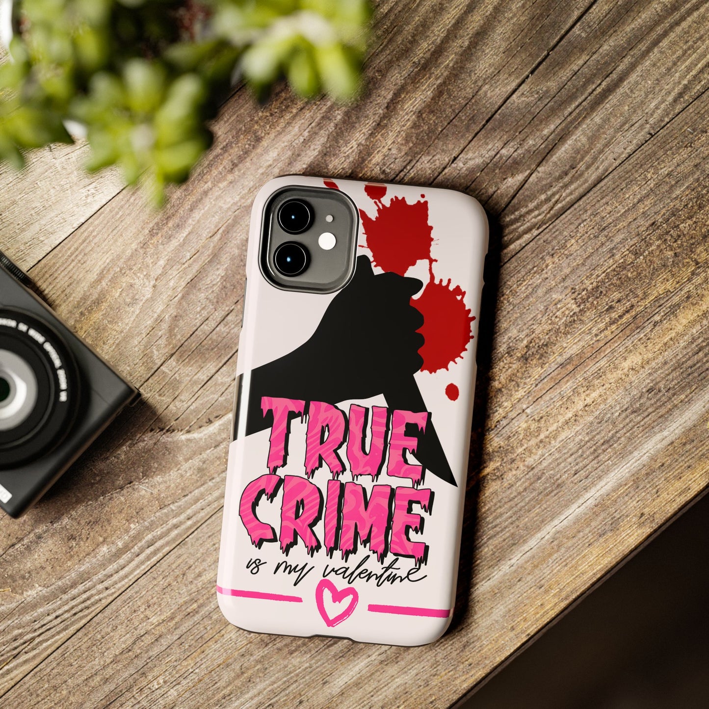 True crime is my Valentine-Valentines day iPhone case- fun & stylish design