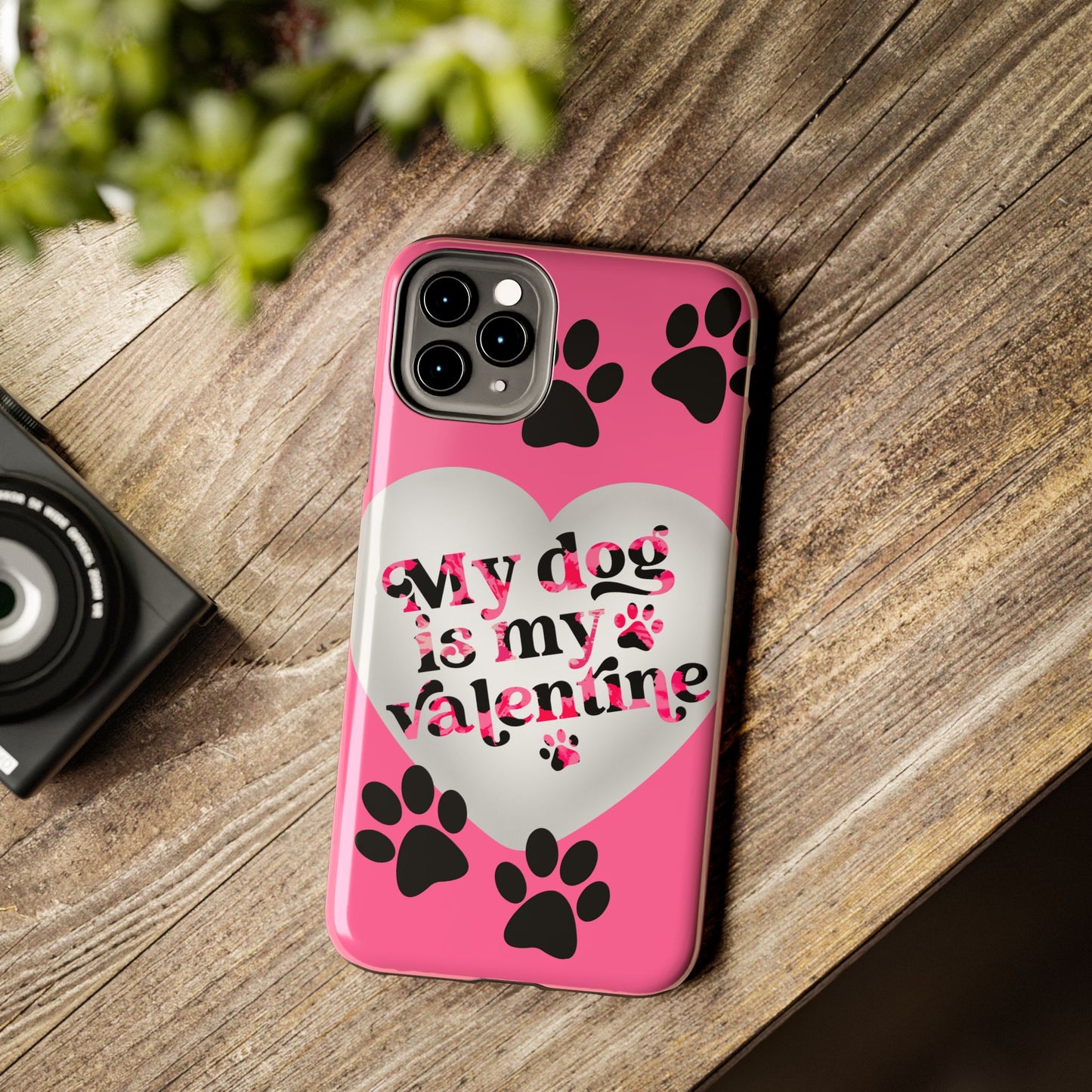 My dog is my Valentines-Valentines day iPhone case- Dog lover accessory