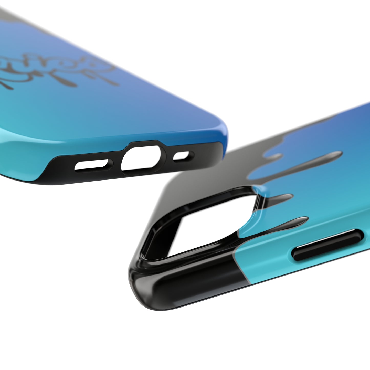 Blue drip Aries IPhone case
