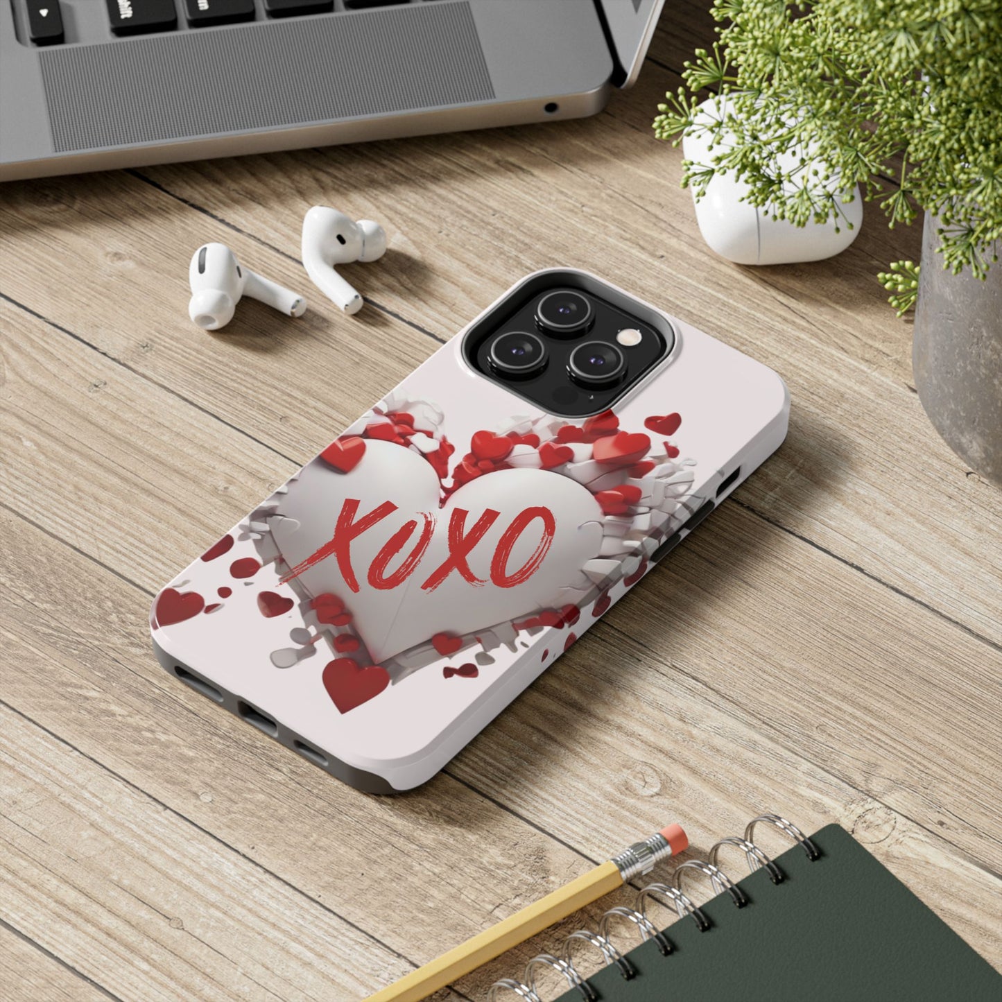 XOXO Valentines-Valentines day iPhone case- Romantic & stylish design