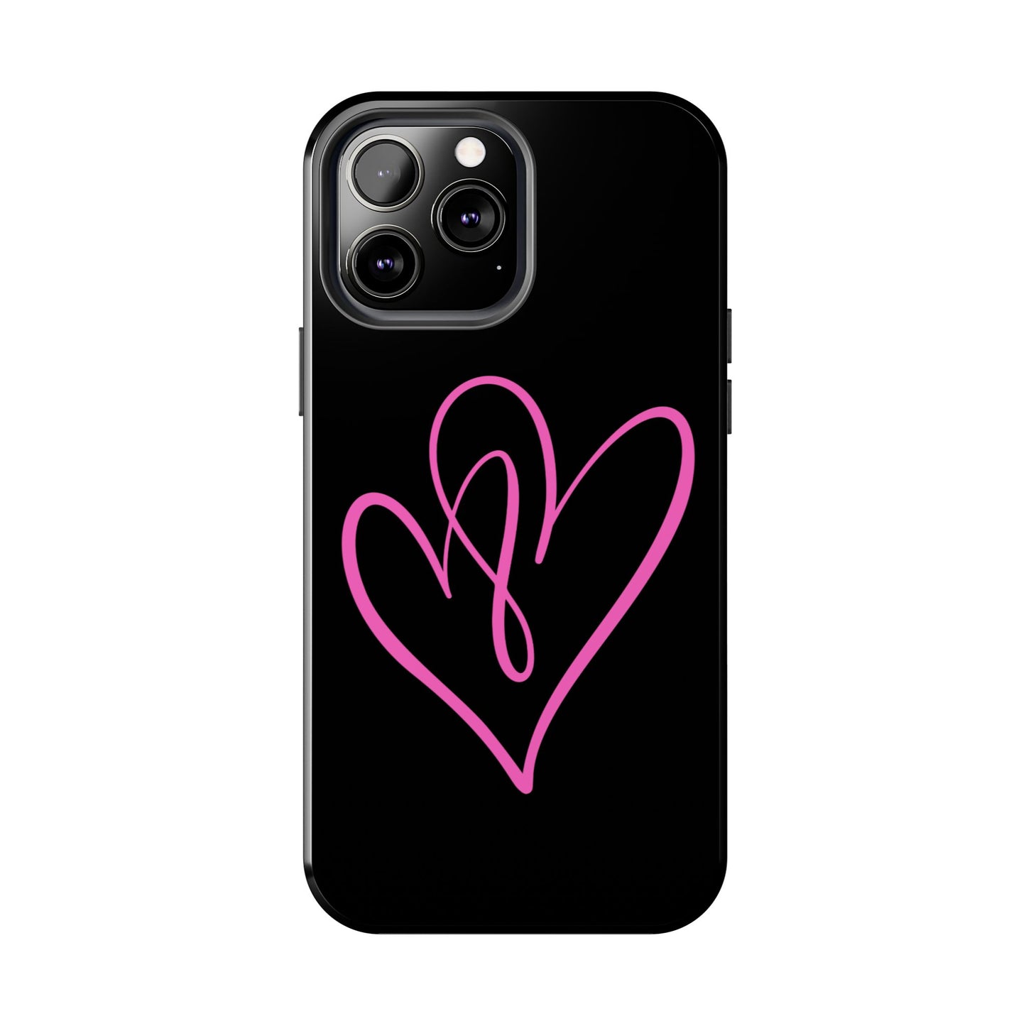 Intertwine pink hearts- Valentines day iPhone case- Romantic & stylish design
