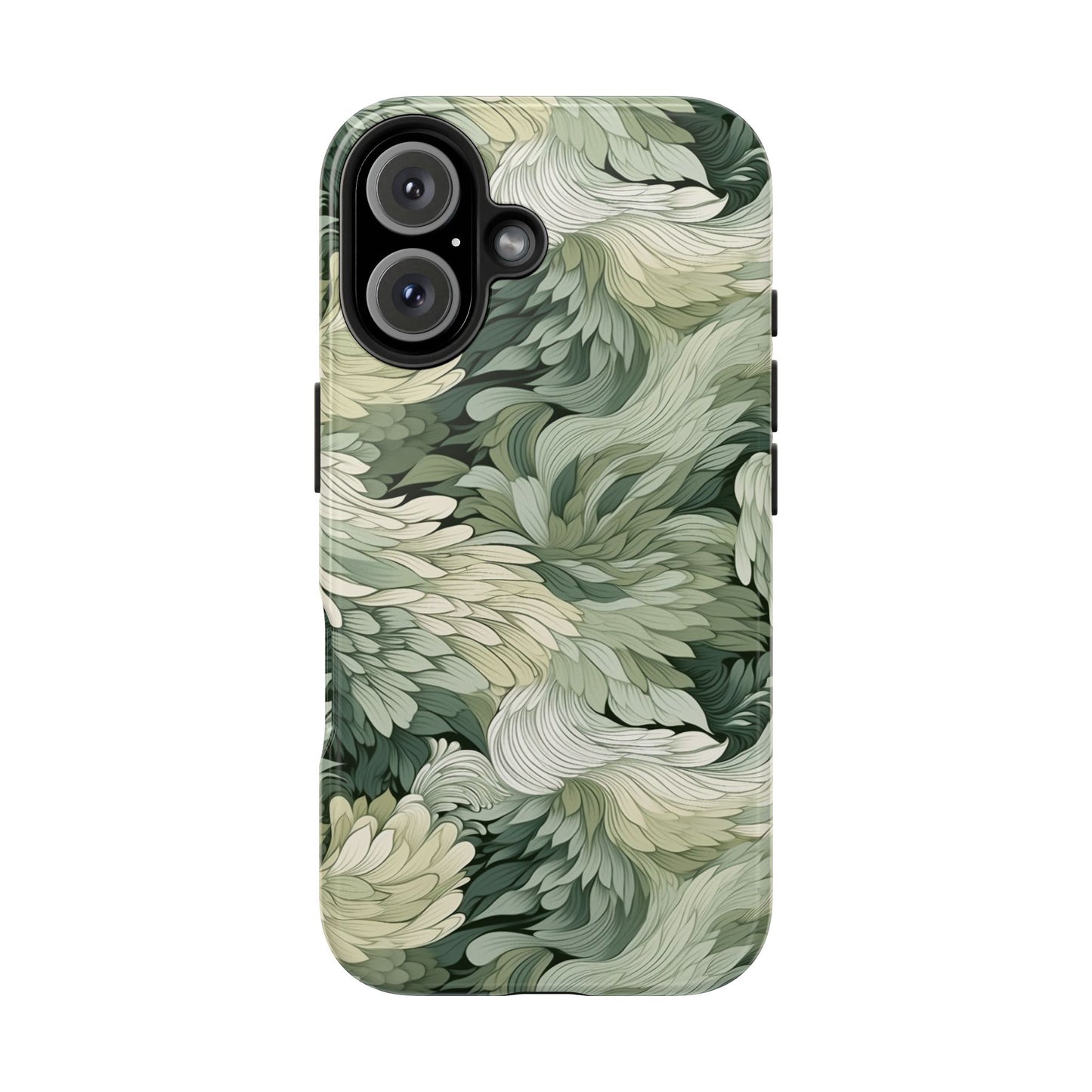 Vintage sage green Abstract Phone Case iPhone compatible