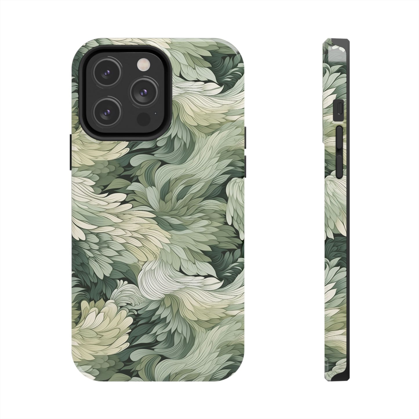 Vintage sage green Abstract Phone Case iPhone compatible