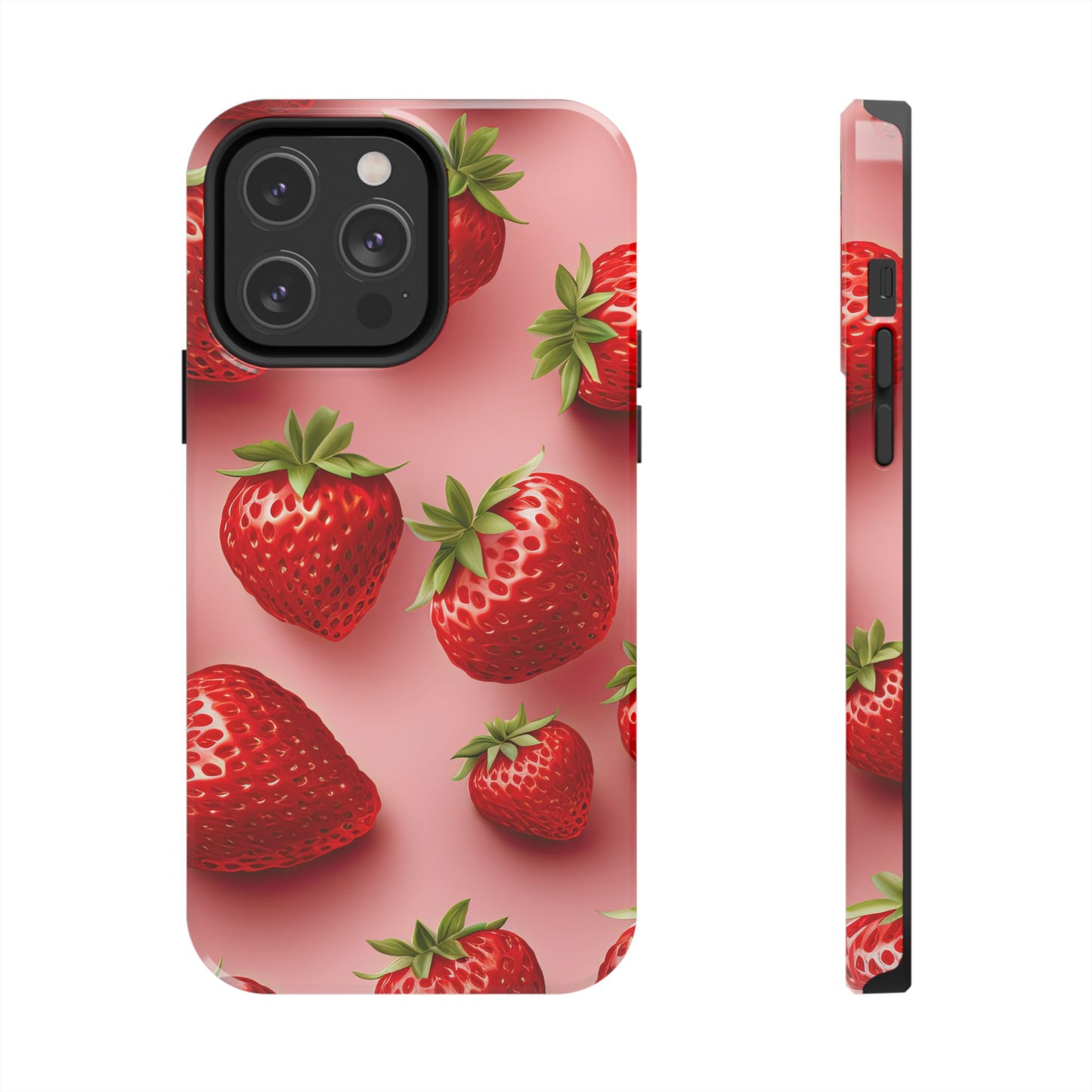 Strawberry dream summer aesthetics iPhone case. Compatible with iPhone models 11-16 Custom phone case for smartphones. design for Girls, Woman