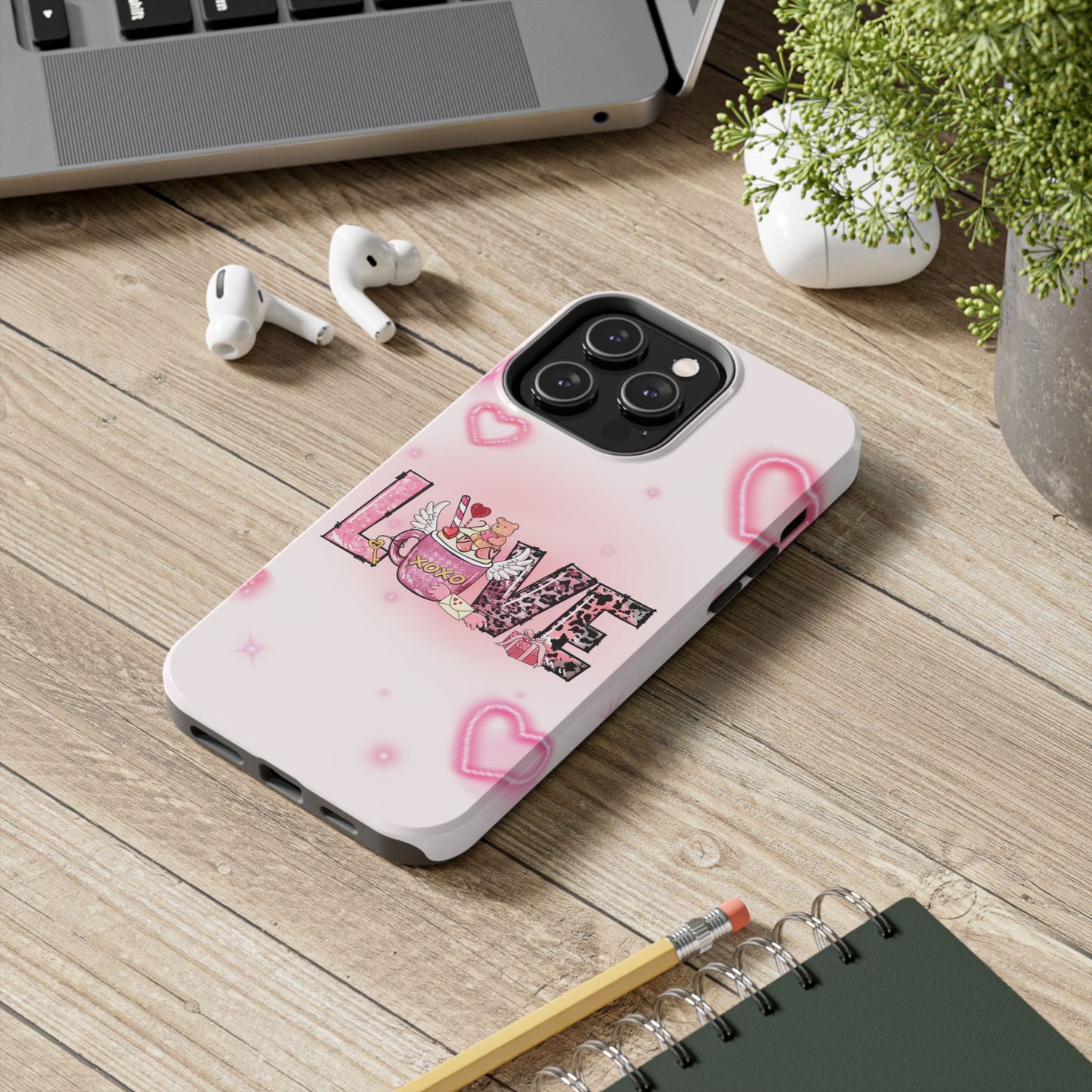 Coffee love-Valentines day iPhone case- Romantic & stylish design