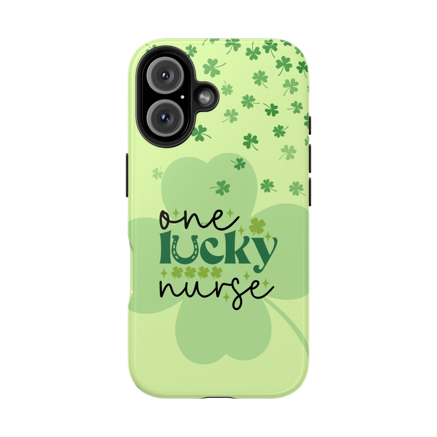 St. Patty's Phone Cases- One lucky Nurse- iPhone compatible