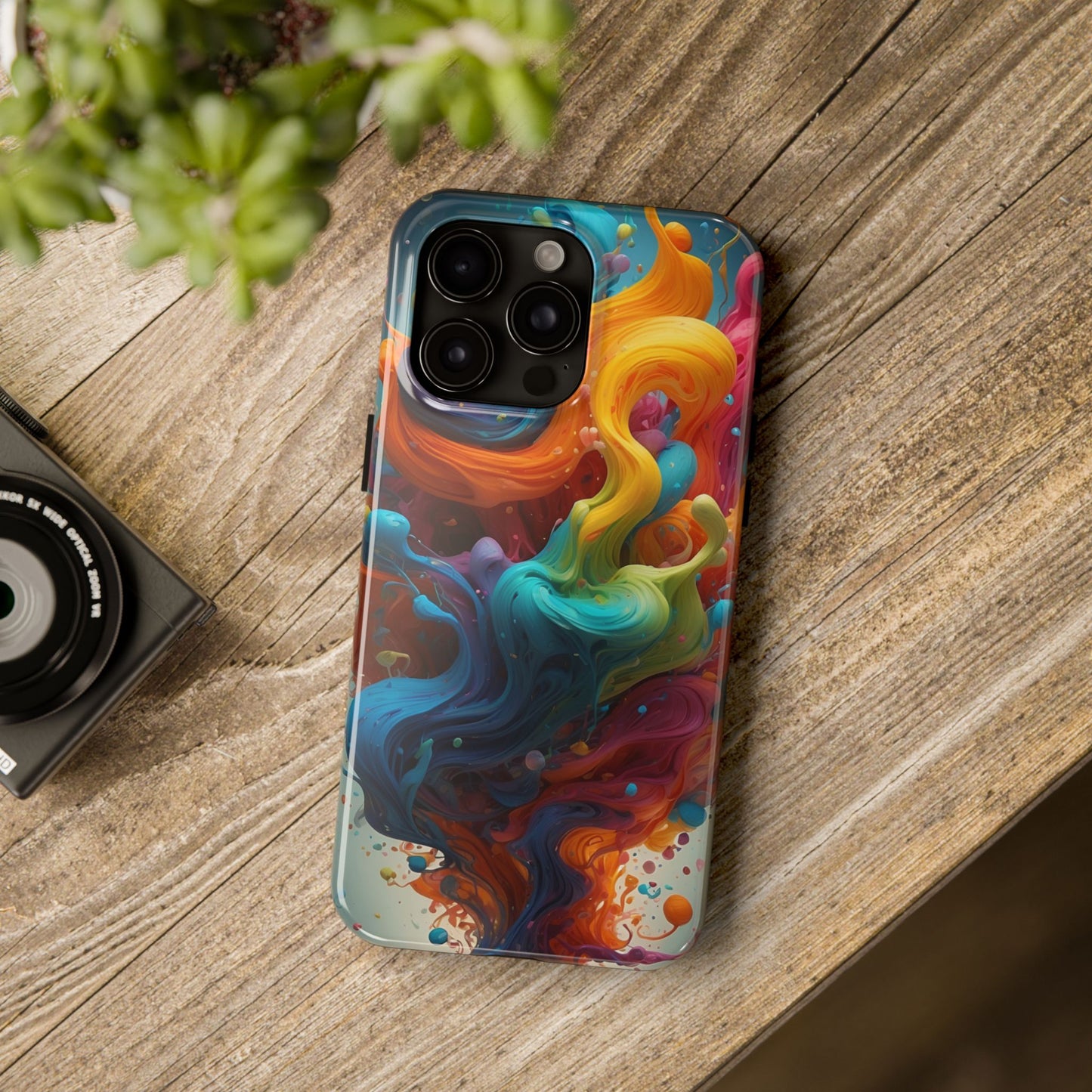 Color splash Abstract Phone Case iPhone compatible