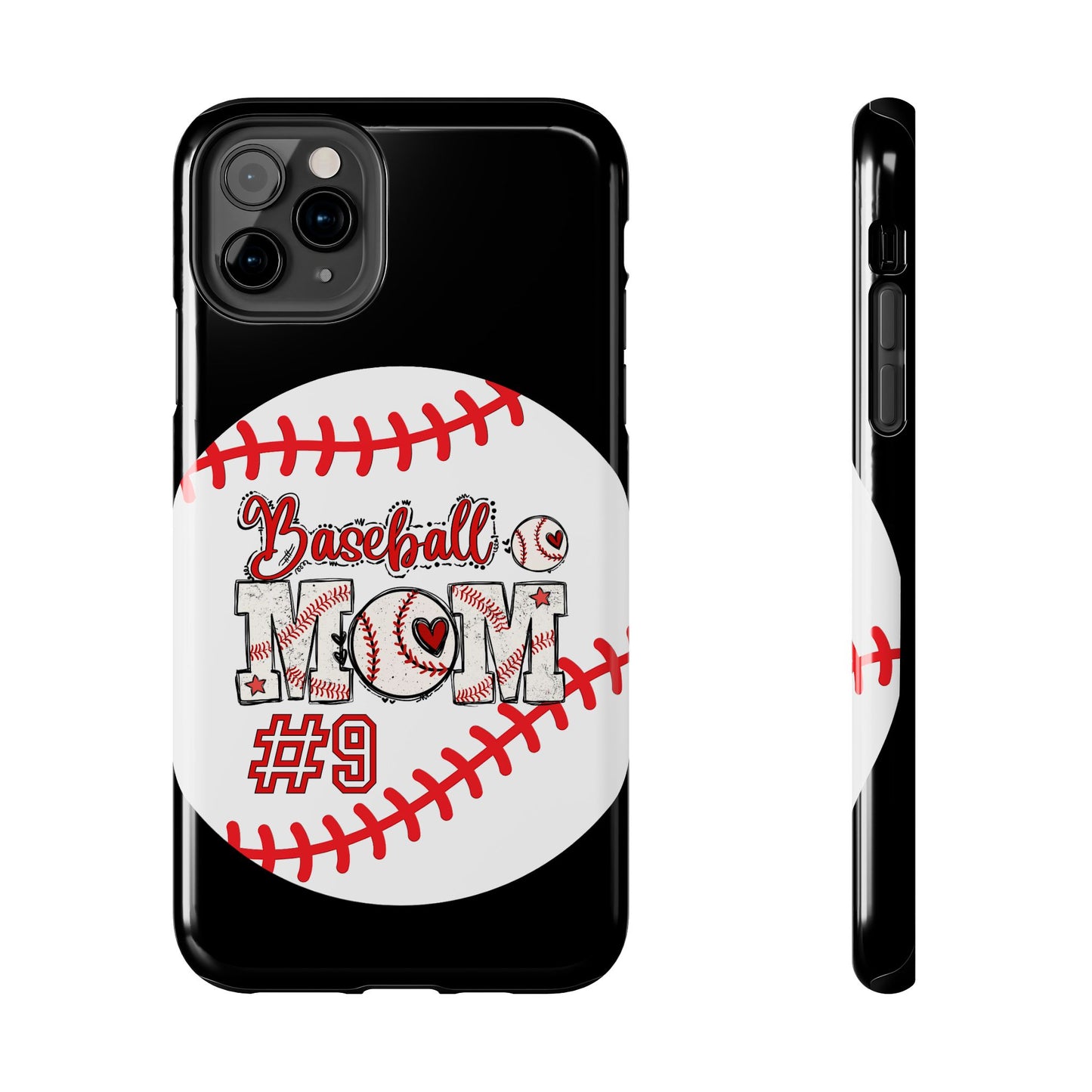 Personalized baseball Mom Custom Phone Case iPhone compatible