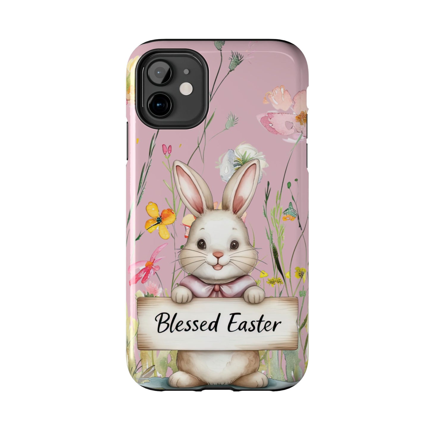 Spring blessed Easter bunny Phone Case iPhone compatible