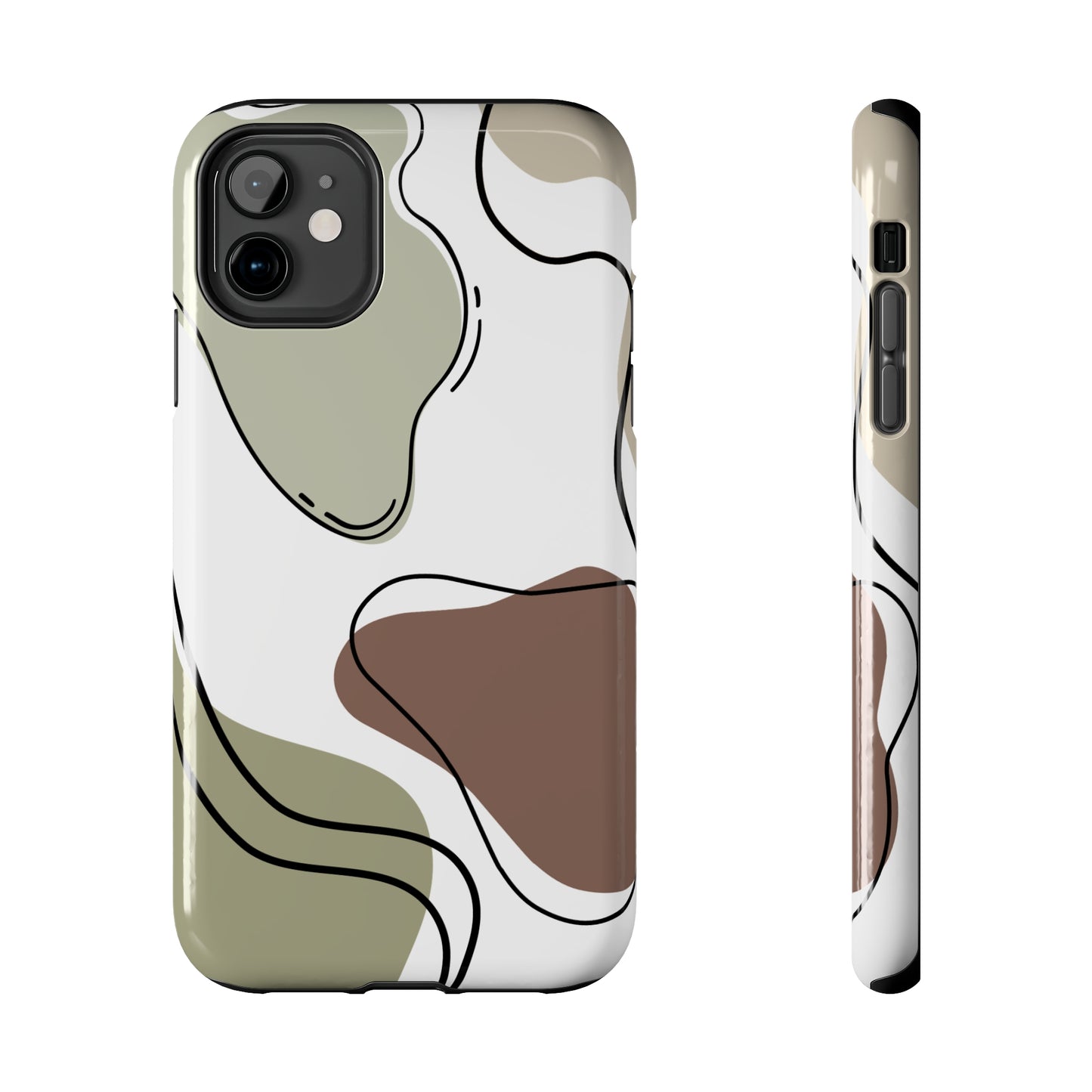 Boho green/ Tough iPhone Case/ Abstract