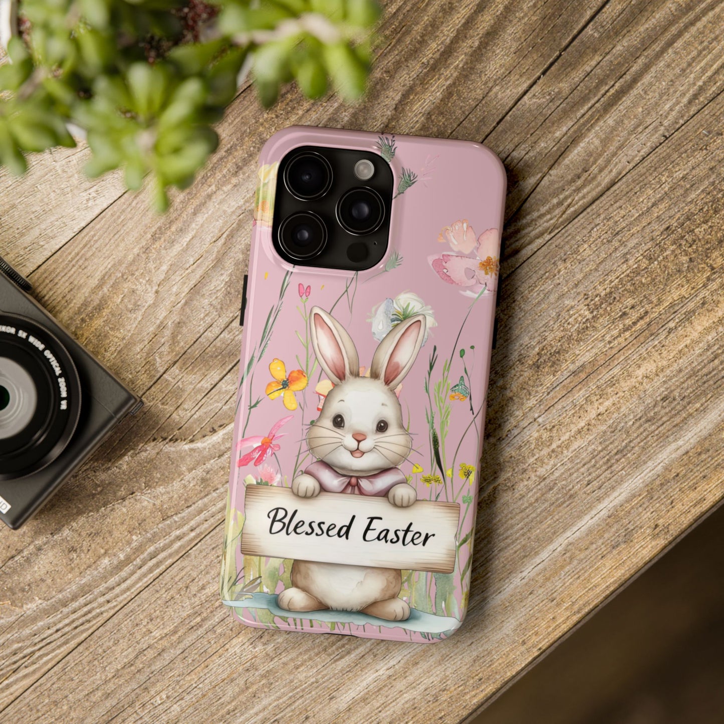 Spring blessed Easter bunny Phone Case iPhone compatible