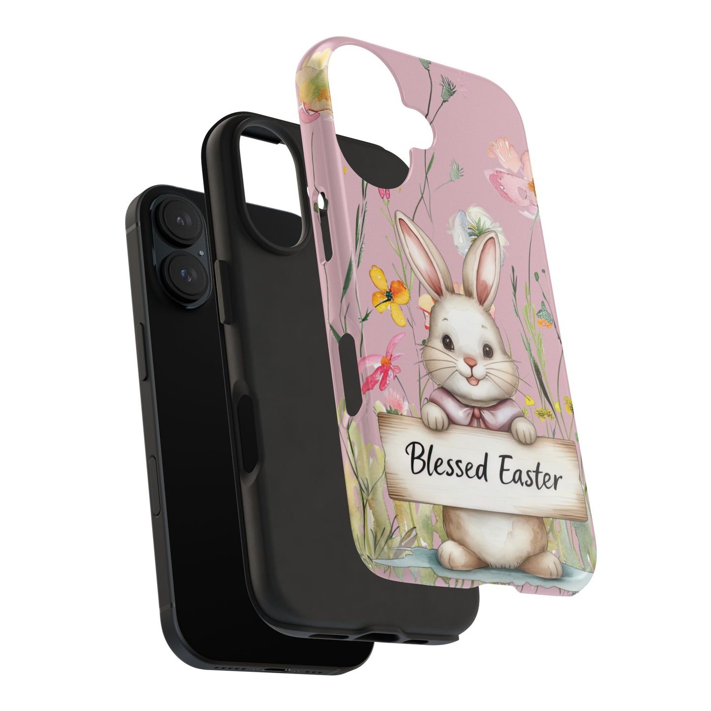 Spring blessed Easter bunny Phone Case iPhone compatible