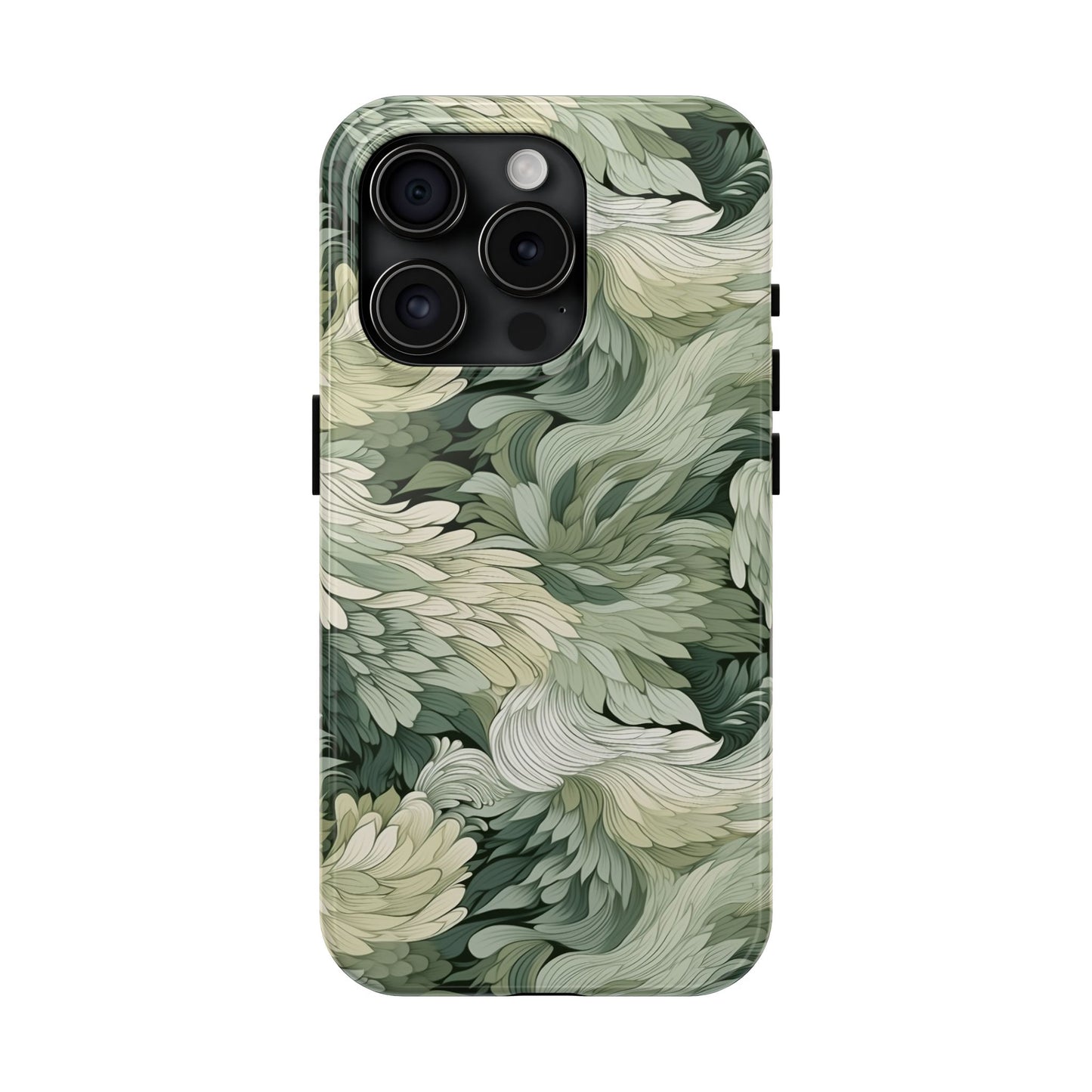 Vintage sage green Abstract Phone Case iPhone compatible