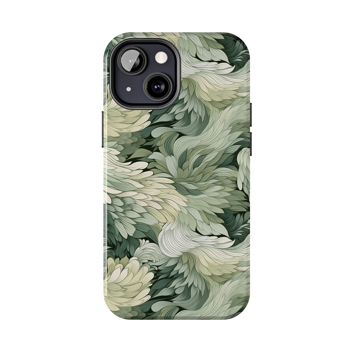 Vintage sage green Abstract Phone Case iPhone compatible