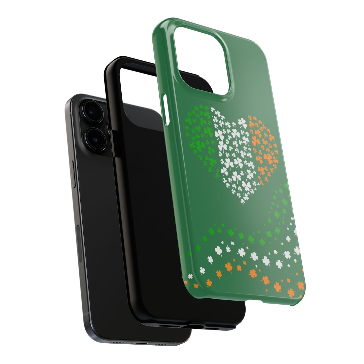 St. Patty's Phone Case-Irish heart- iPhone compatible