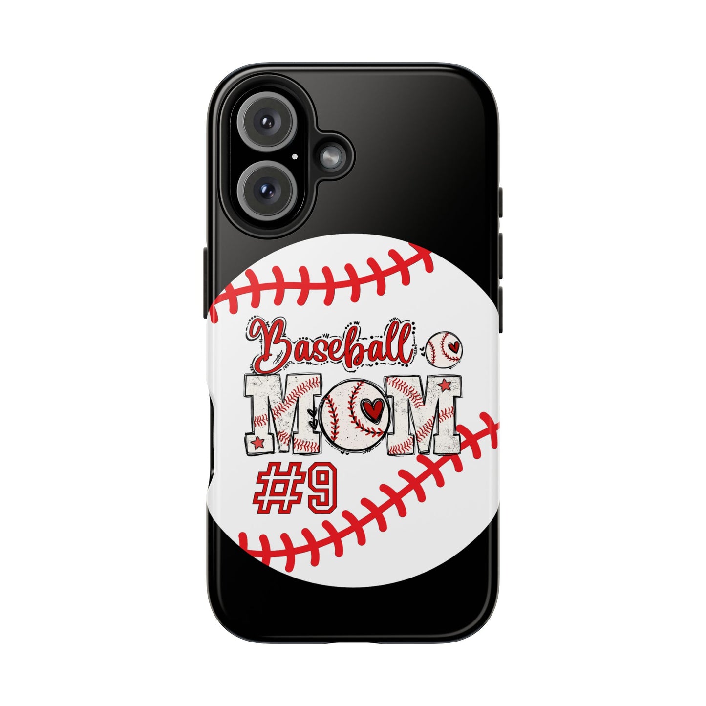 Personalized baseball Mom Custom Phone Case iPhone compatible