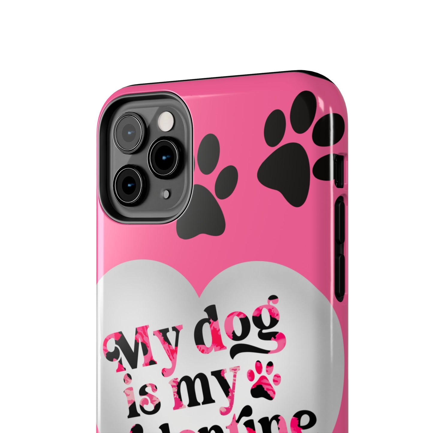 My dog is my Valentines-Valentines day iPhone case- Dog lover accessory