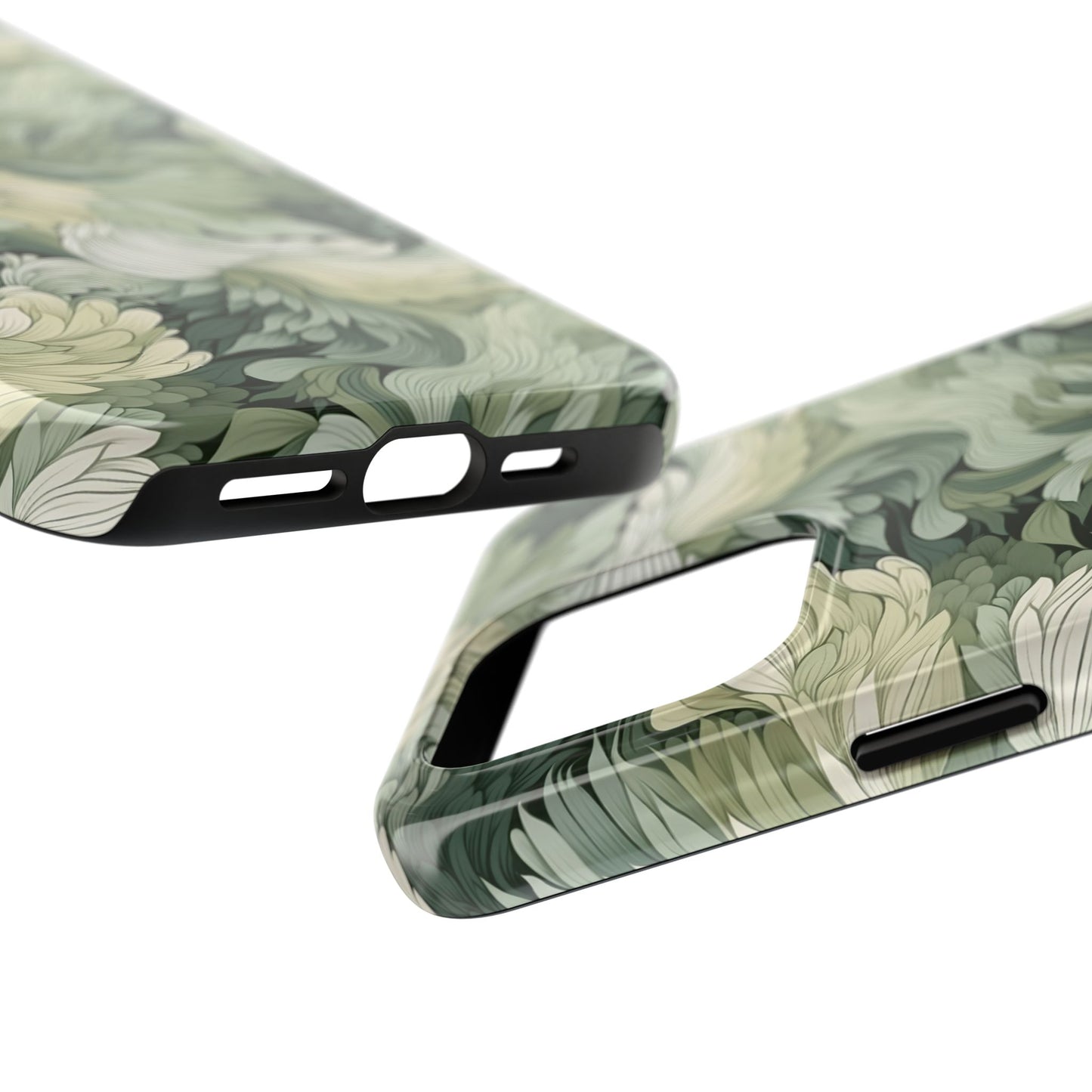 Vintage sage green Abstract Phone Case iPhone compatible