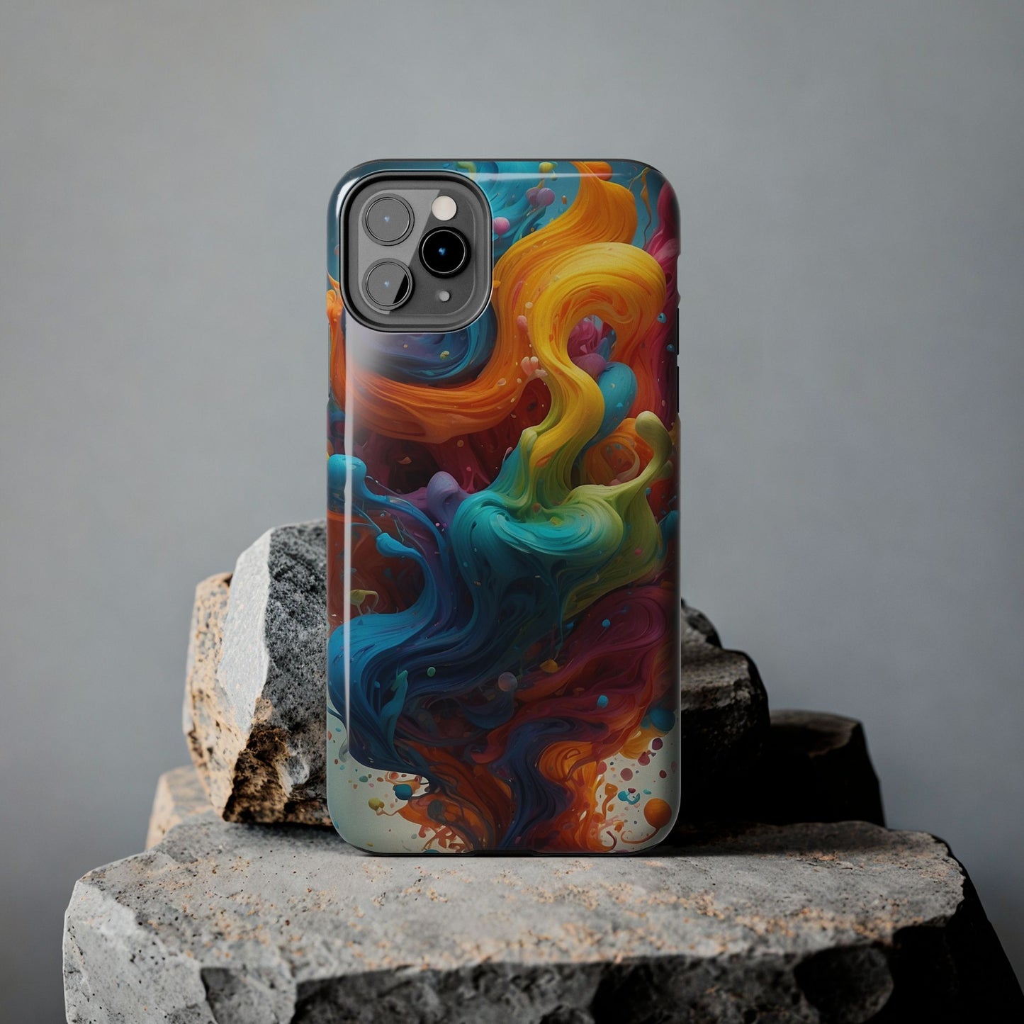 Color splash Abstract Phone Case iPhone compatible