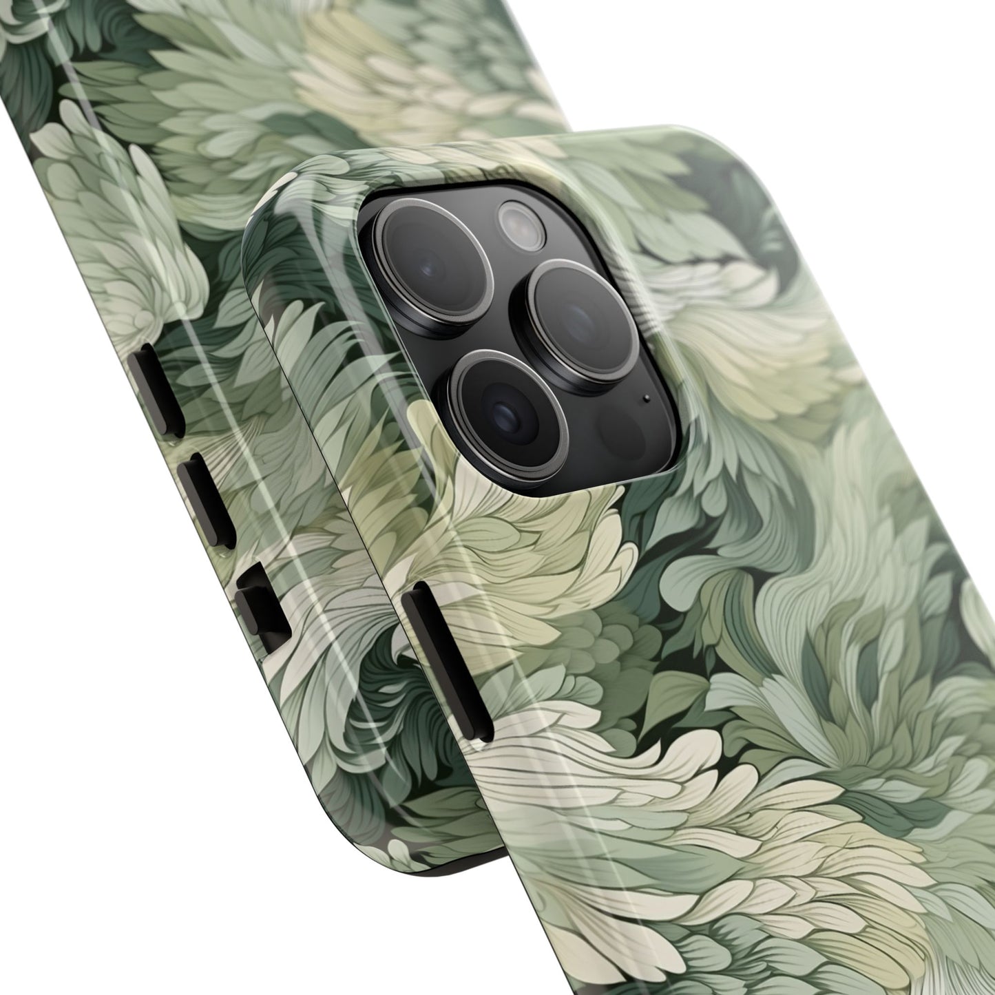 Vintage sage green Abstract Phone Case iPhone compatible