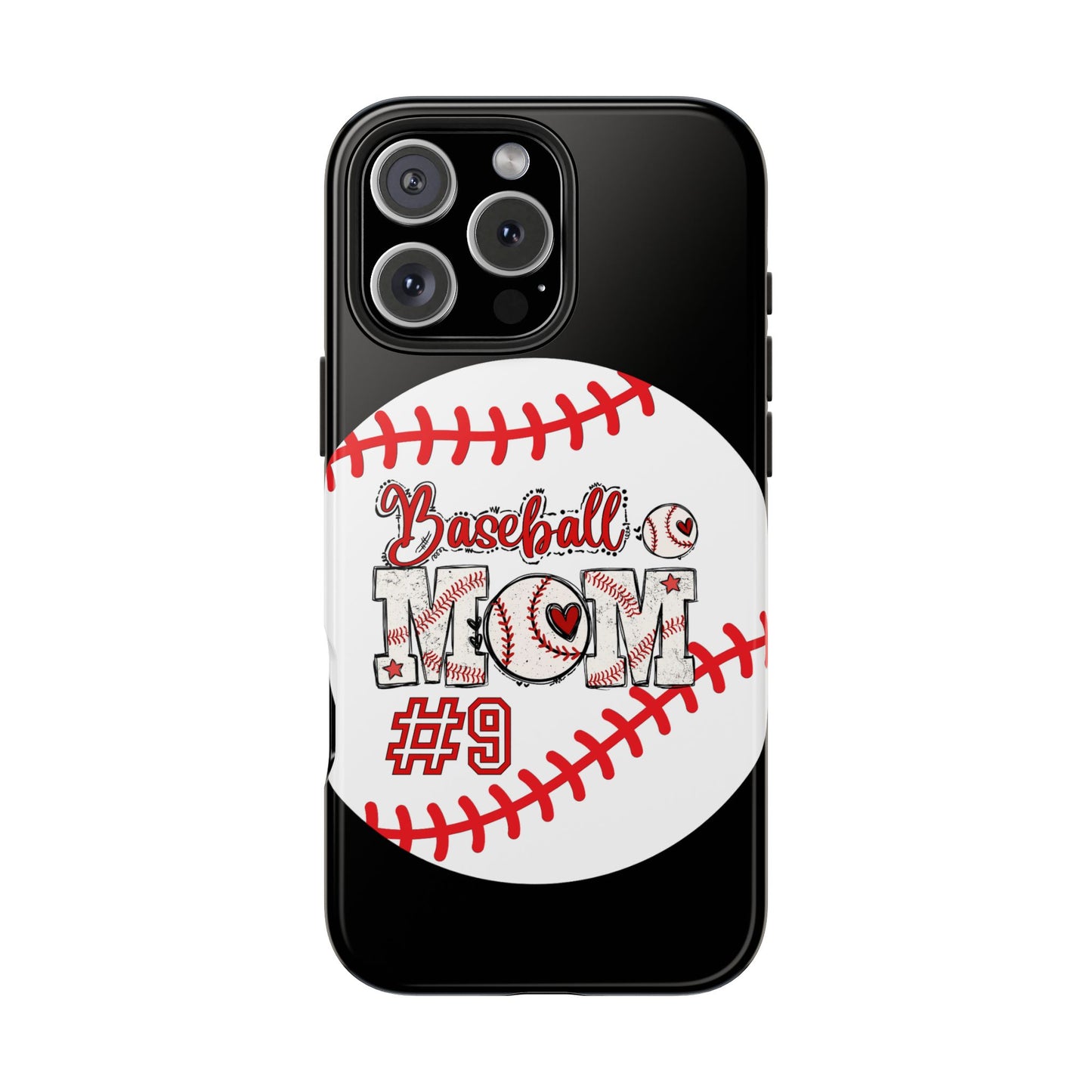 Personalized baseball Mom Custom Phone Case iPhone compatible