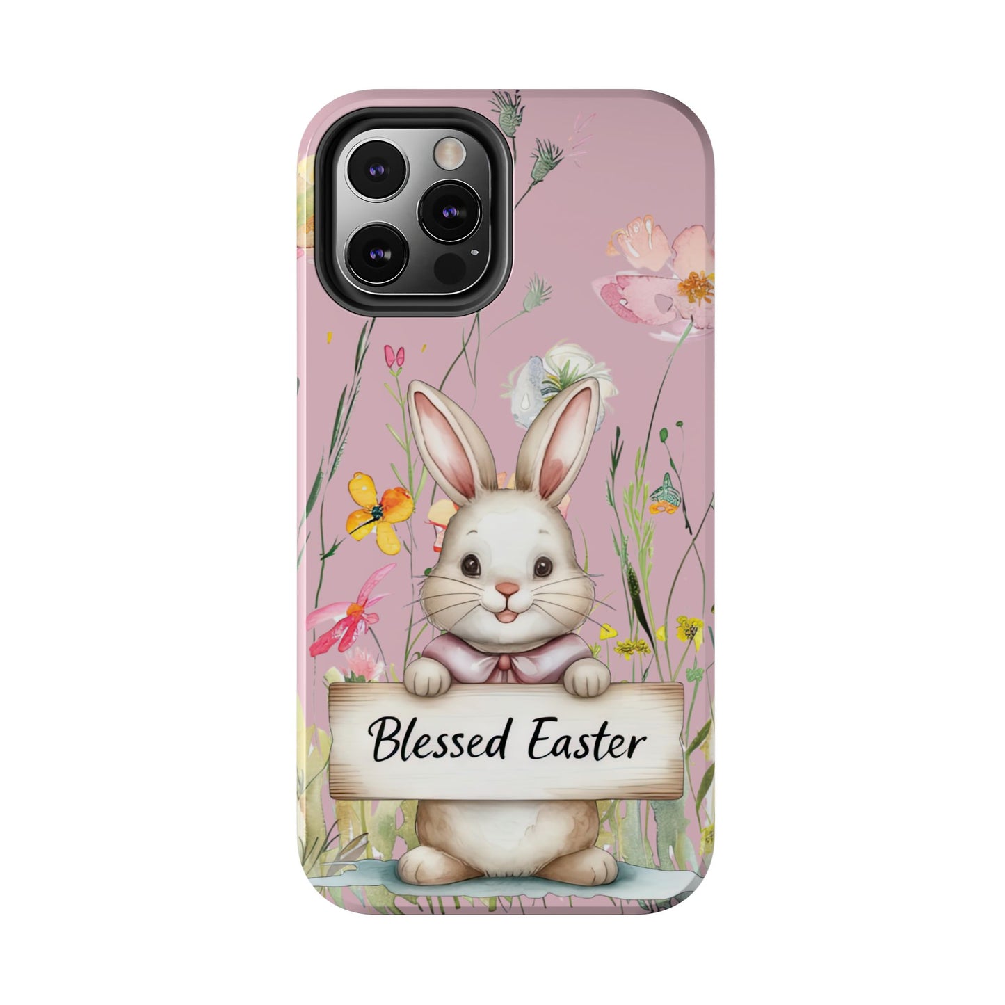 Spring blessed Easter bunny Phone Case iPhone compatible