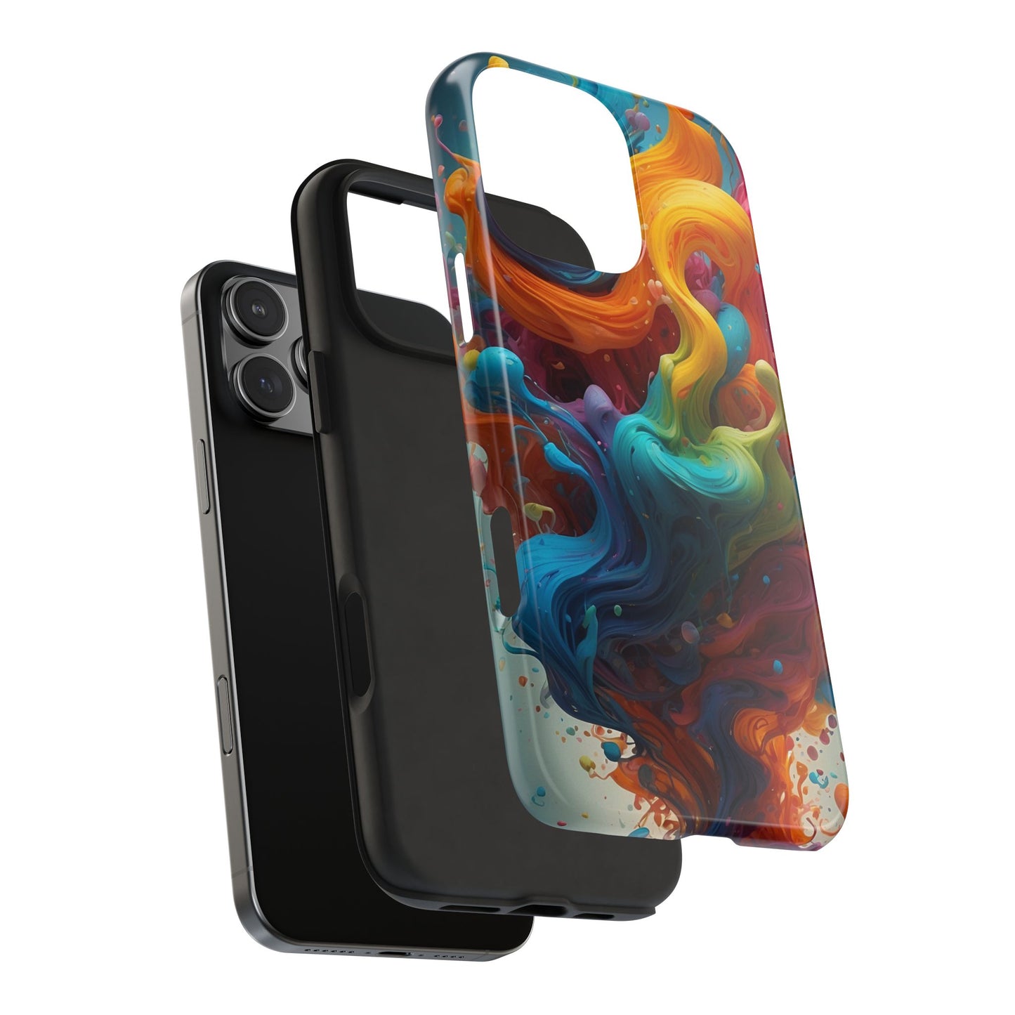 Color splash Abstract Phone Case iPhone compatible