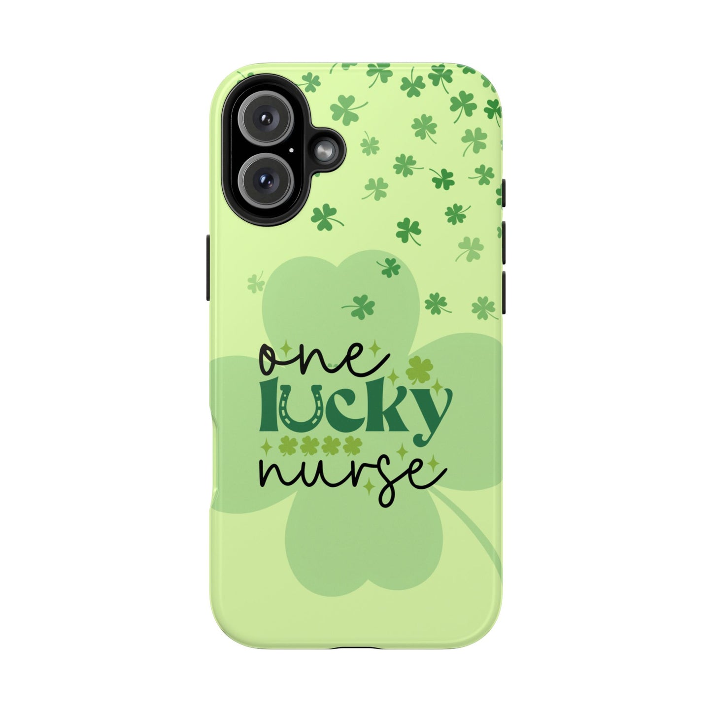 St. Patty's Phone Cases- One lucky Nurse- iPhone compatible