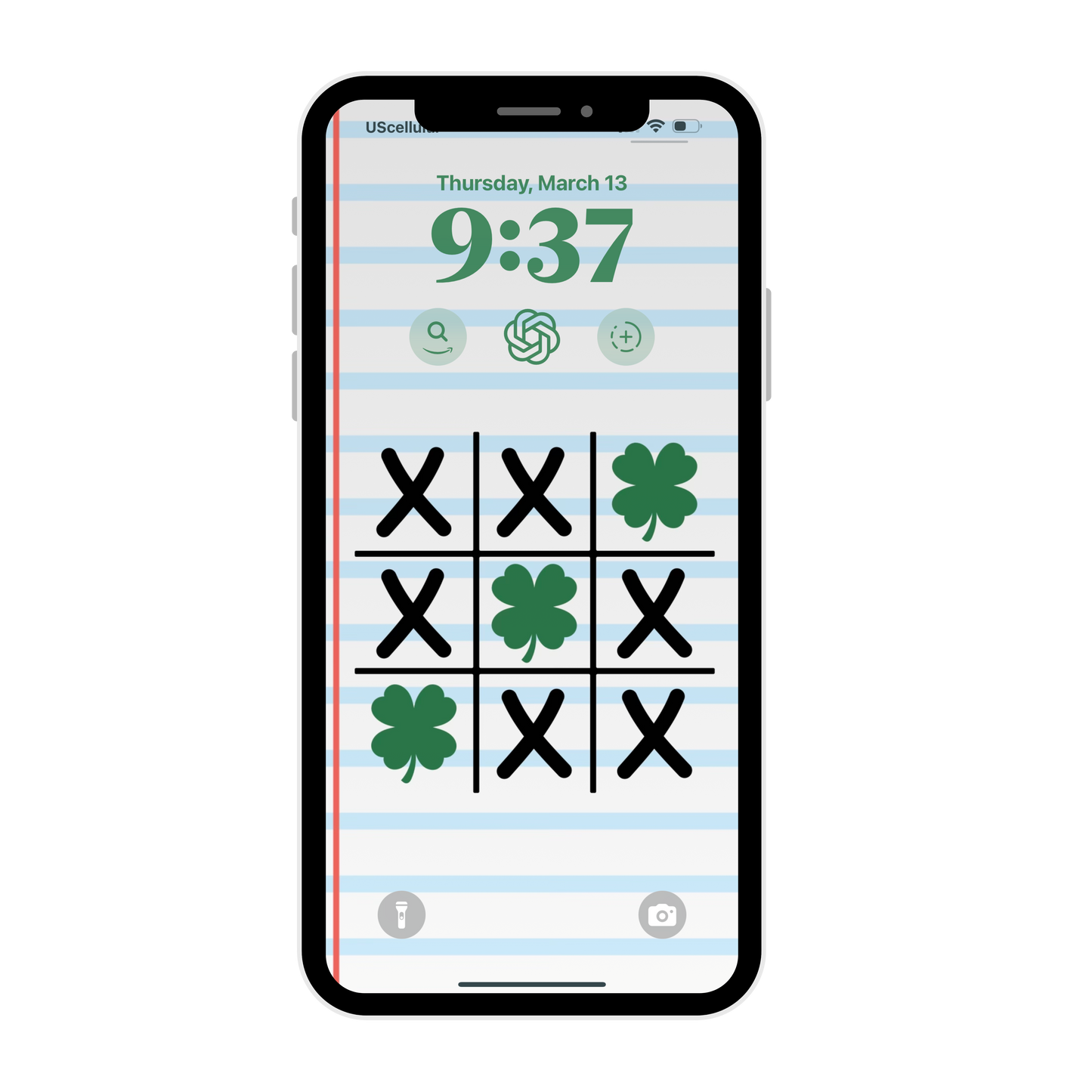 Patrick's Day wallpaper iPhone lock screen art digital download
