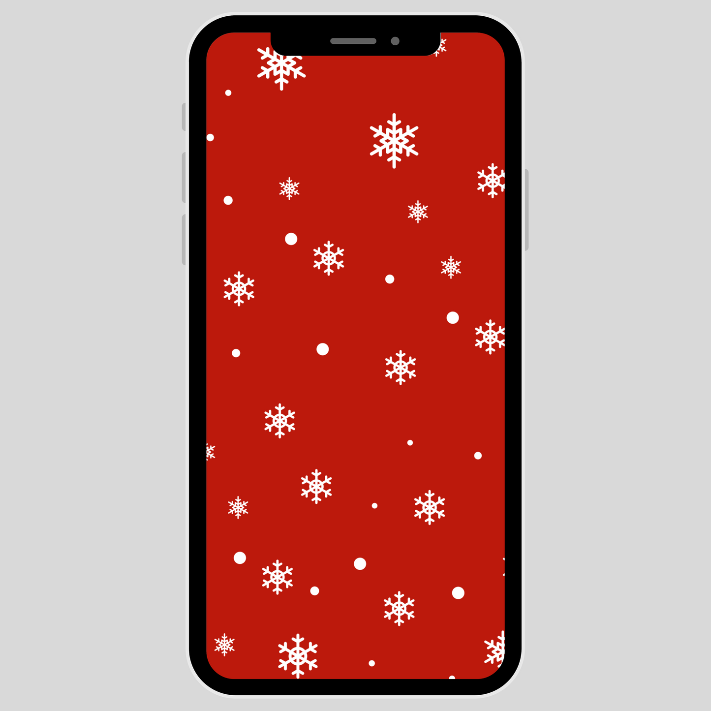 IPhone wallpaper/ Christmas Cardinals/ instant download